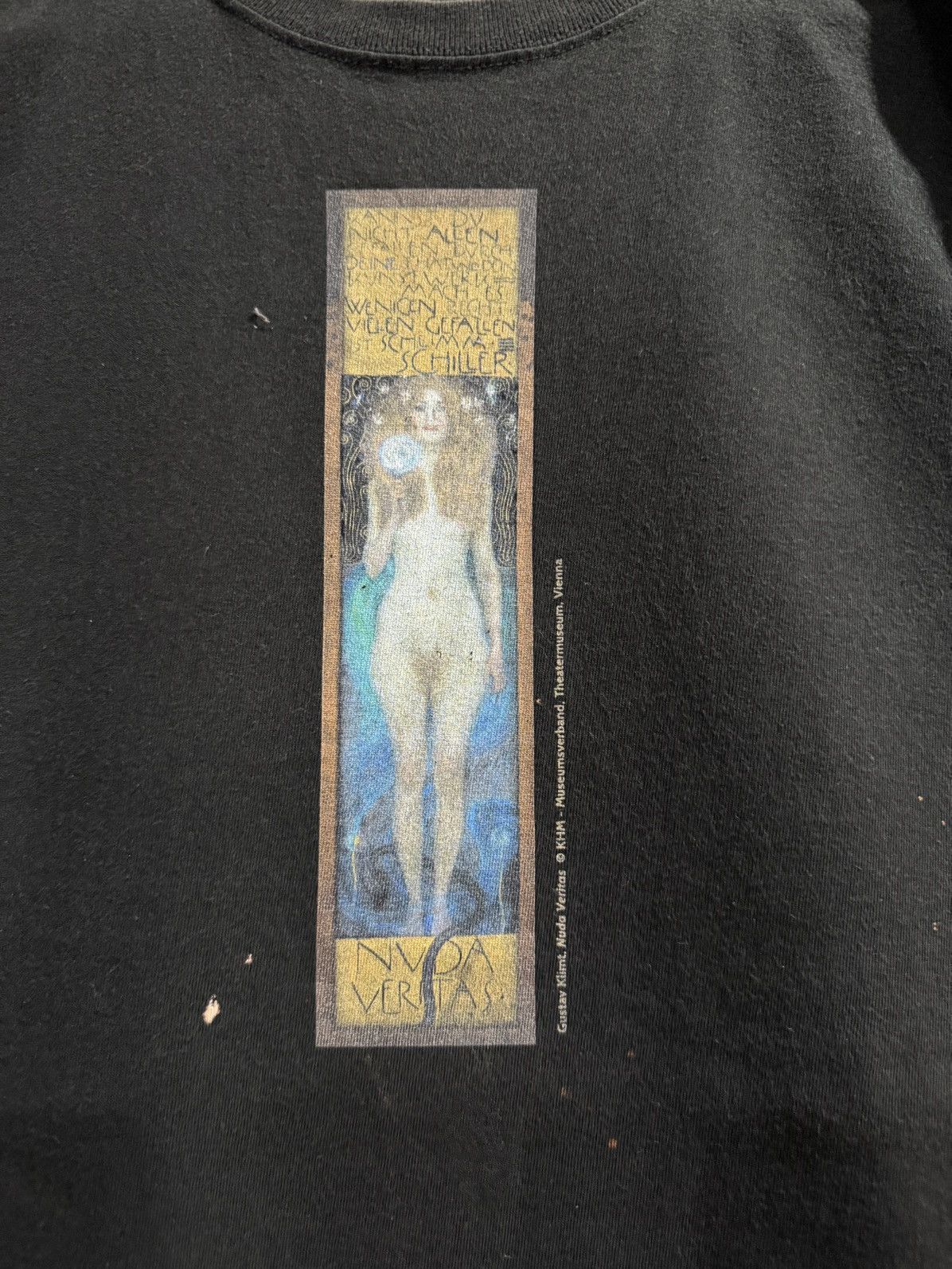 Vintage Vintage Gustav Kiimt Nuda Veritas Museum Art Japan Faded Tee Size US M / EU 48-50 / 2 - 1 Thumbnail