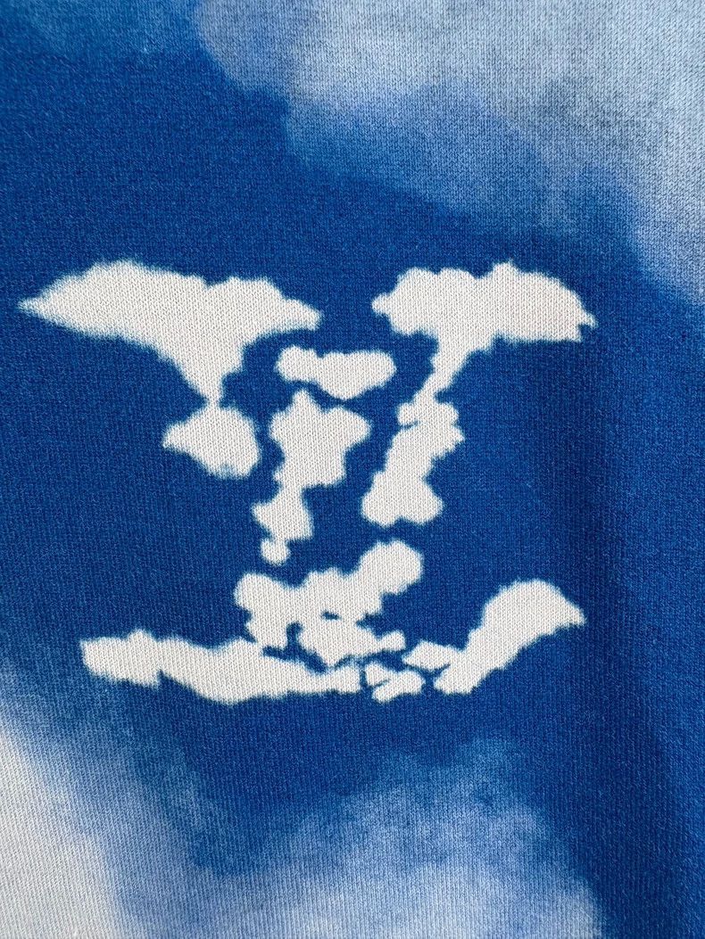 Louis Vuitton Louis Vuitton Blue Cloud Print Short Sleeve Tee-2506 Size US XXL / EU 58 / 5 - 3 Thumbnail
