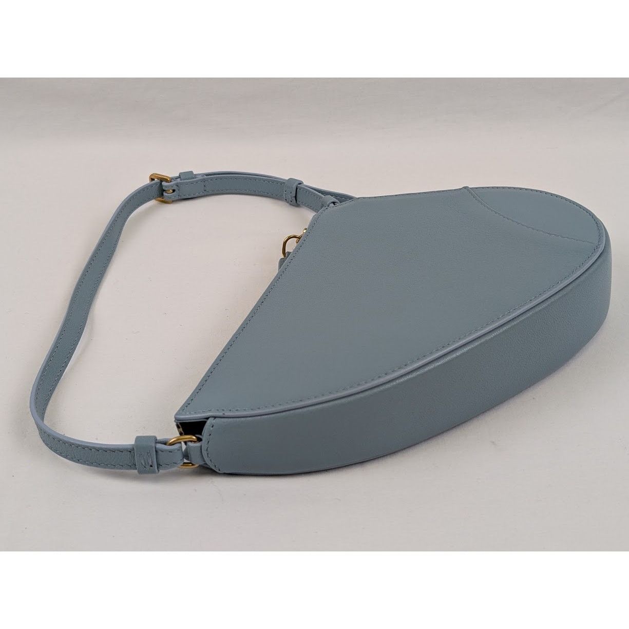 Dior o1rshd1 Size: OS / Saddle Rodeo Pouch in Slate Blue Size ONE SIZE - 9 Thumbnail