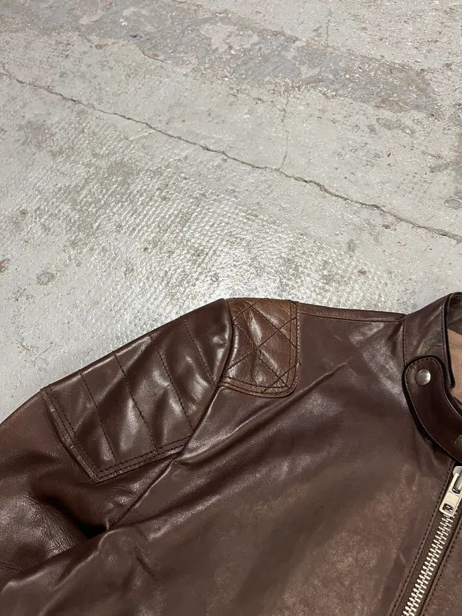 Acne Studios AW2011 Acne Padded Multi-Zips Biker Brown Leather Jacket Size US S / EU 44-46 / 1 - 6 Thumbnail