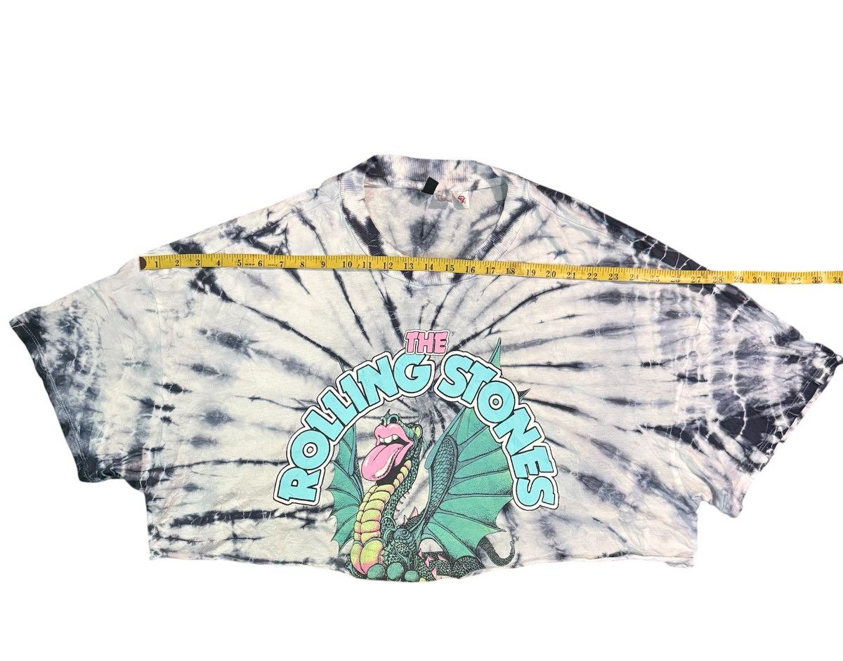 Band Tees The Rolling Stones Crop Top Shirt Dragon Print Women's Size XL / US 12-14 / IT 48-50 - 5 Thumbnail