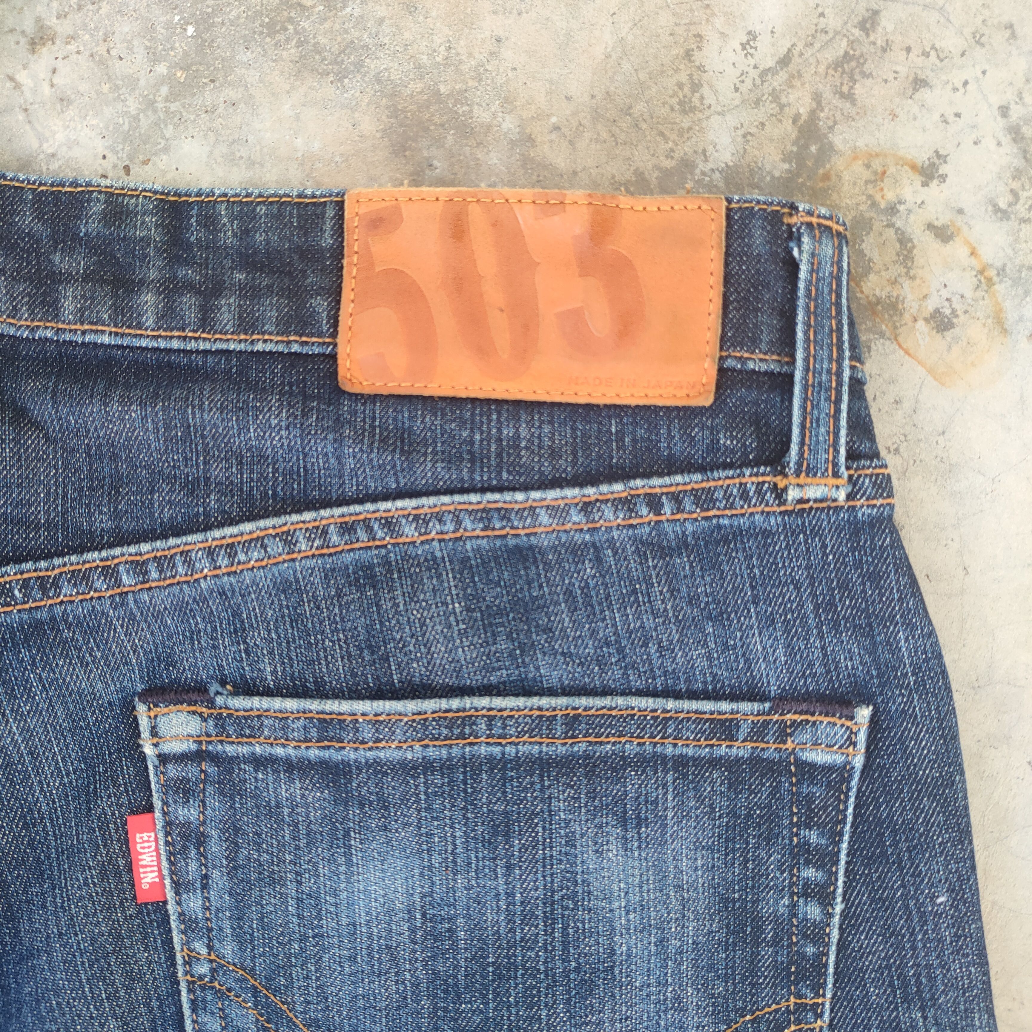 Edwin W34 VINTAGE EDWIN FADED DISTRESSED JEAN DENIM PANTS Size US 34 / EU 50 - 10 Thumbnail