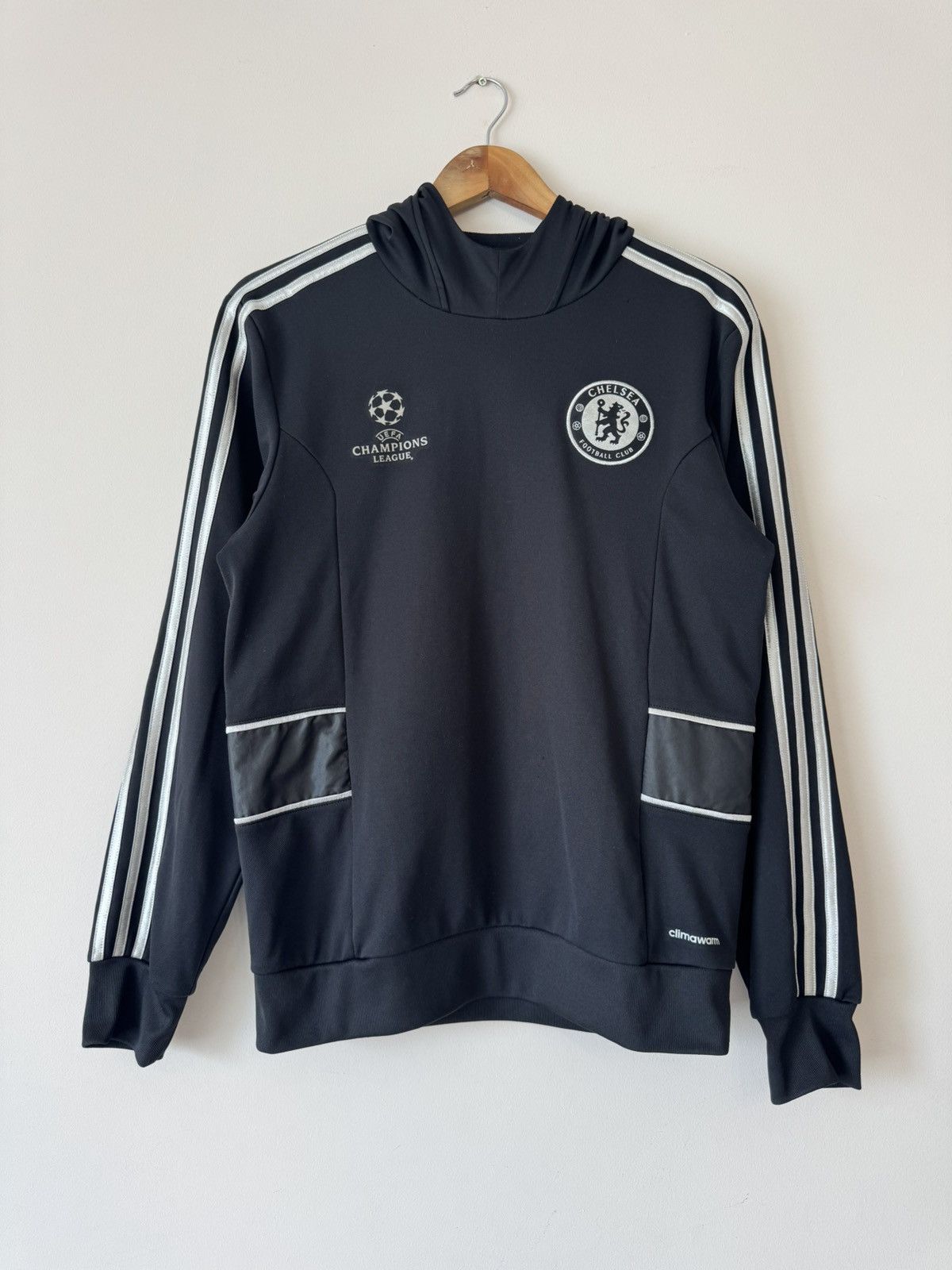 Adidas Chelsea 2013-2014 Adidas Hooded Training Top Soccer Jersey Size US S / EU 44-46 / 1 - 1 Thumbnail