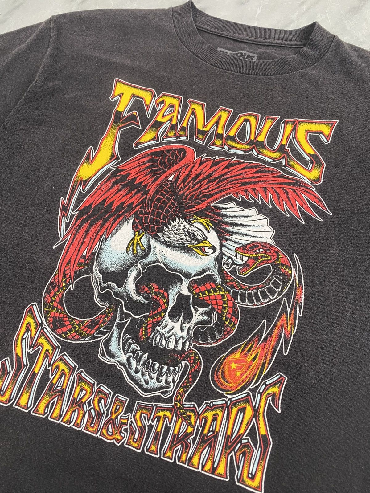 Famous Stars And Straps Rare Vintage 00s Famous Travis Barker Tee Size US M / EU 48-50 / 2 - 3 Thumbnail