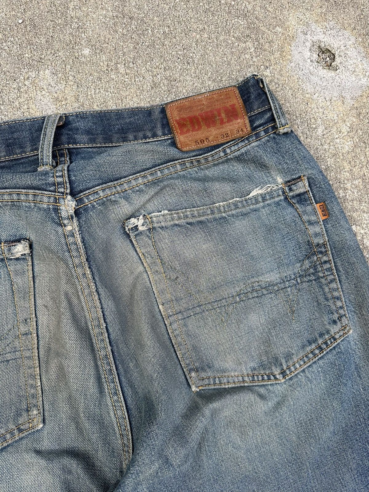 Edwin Edwin distressed faded jeans Size US 32 / EU 48 - 9 Thumbnail