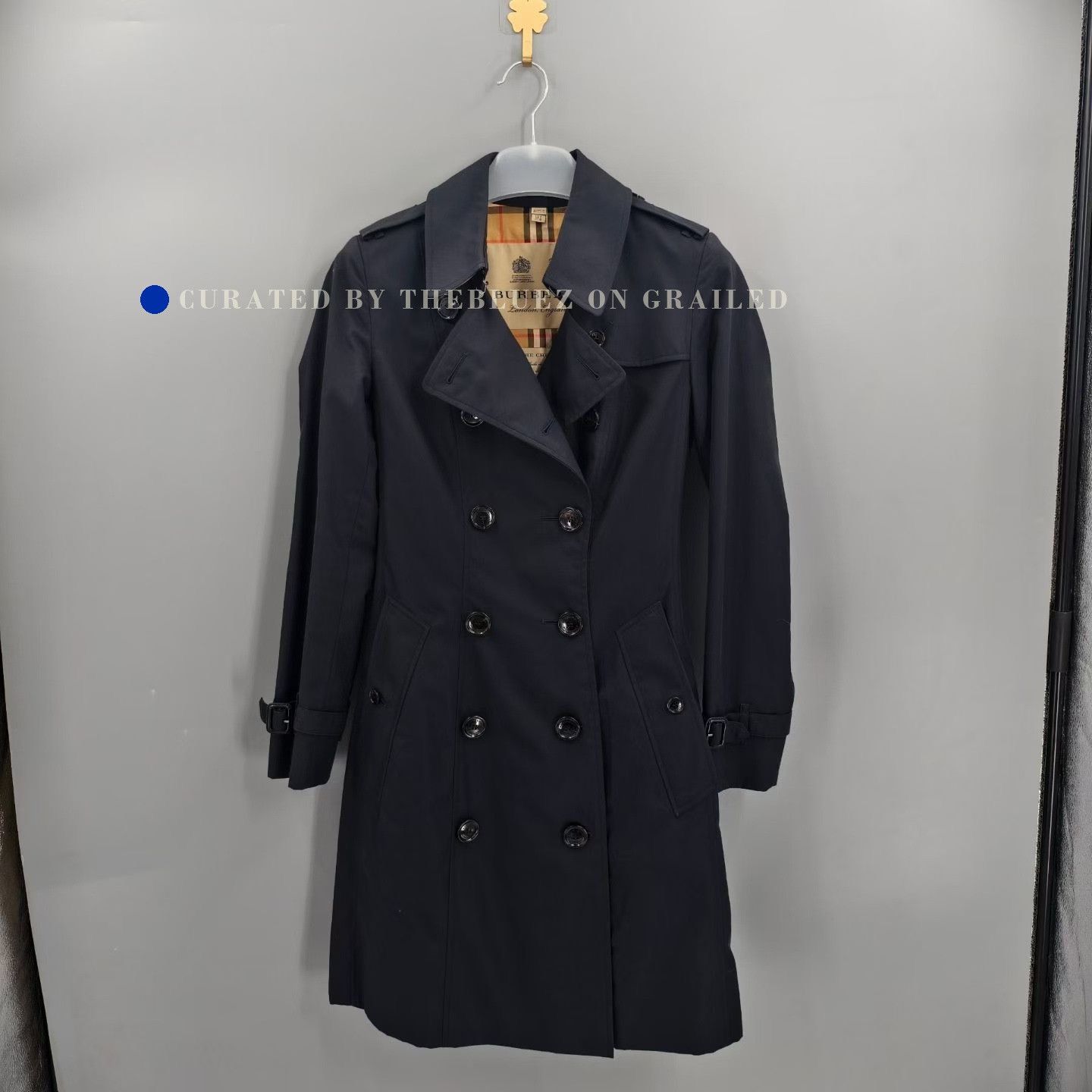 Burberry Burberry Black Classic Double-Breasted Trench Coat Size M / US 6-8 / IT 42-44 - 1 Thumbnail