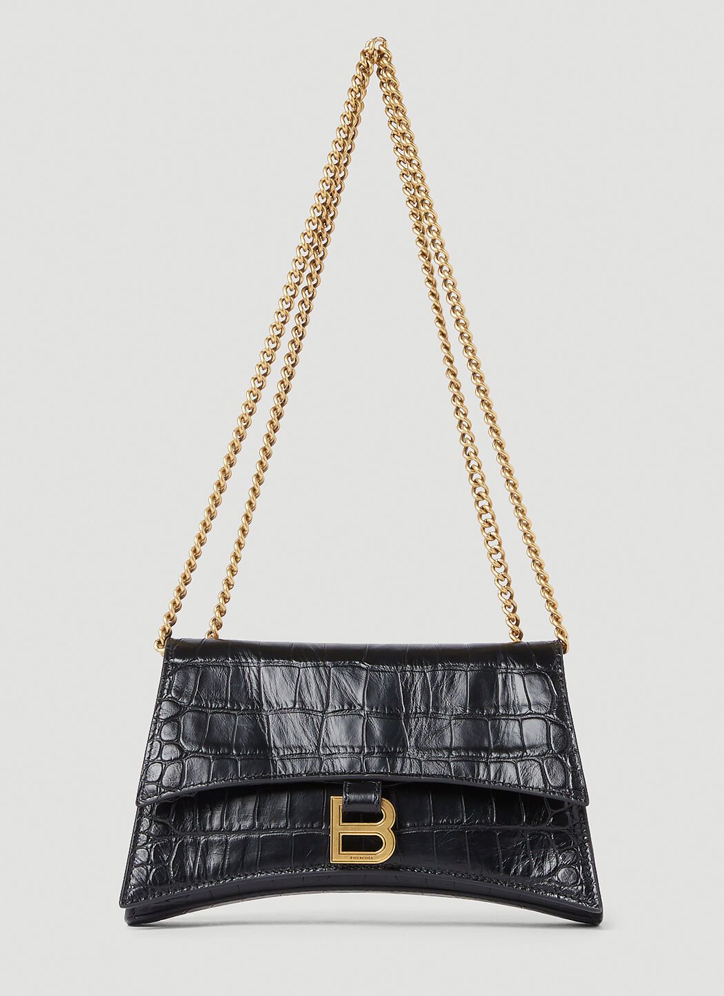 o1bcso1str0325 Size: OS / Crush XS Chain Bag Crocodile