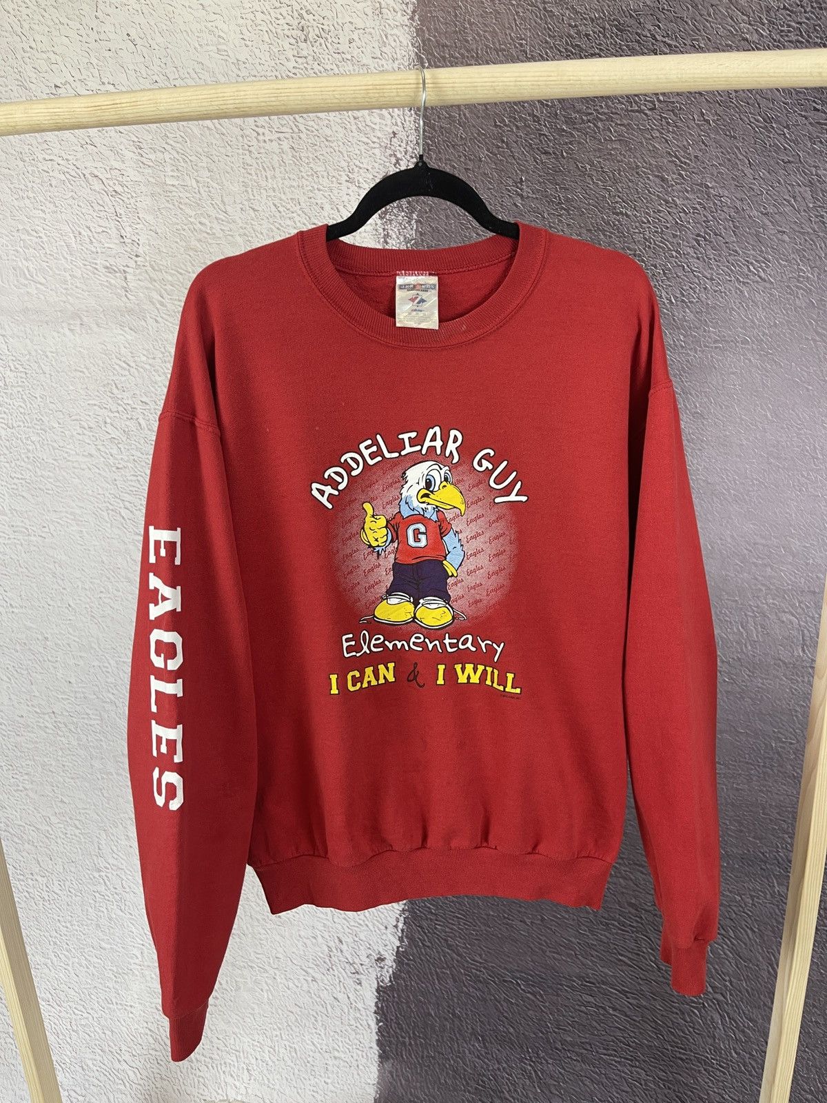 Jerzees Addeliar Guy Elementary Eagles Jerzees big logo sweatshirt Size US M / EU 48-50 / 2 - 1 Thumbnail
