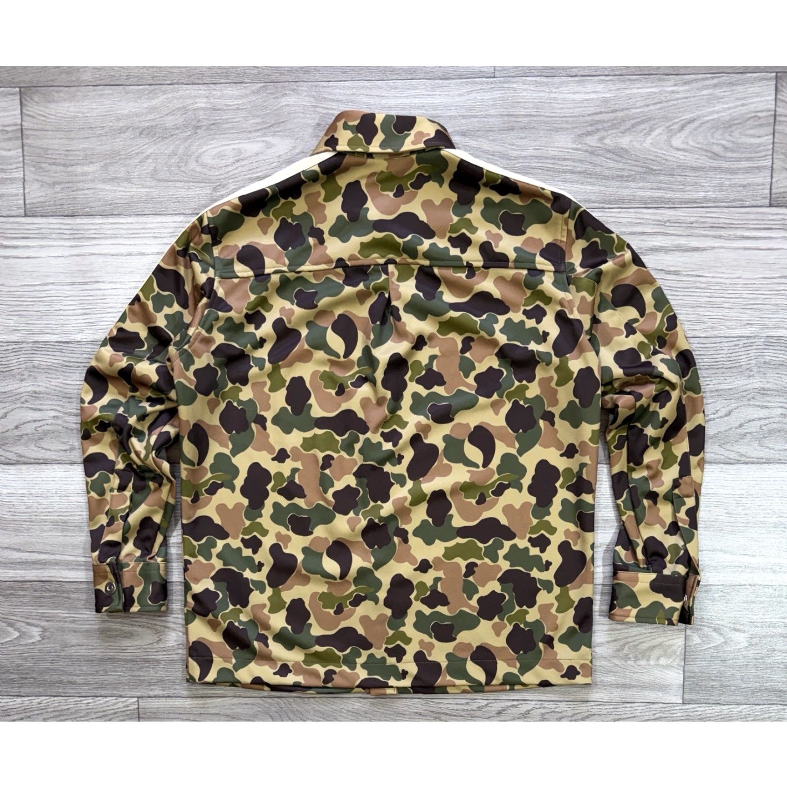 Palm Angels Palm Angels Camouflage Track Jacket Shirt Green Size S Long Sleeve Size US S / EU 44-46 / 1 - 2 Thumbnail