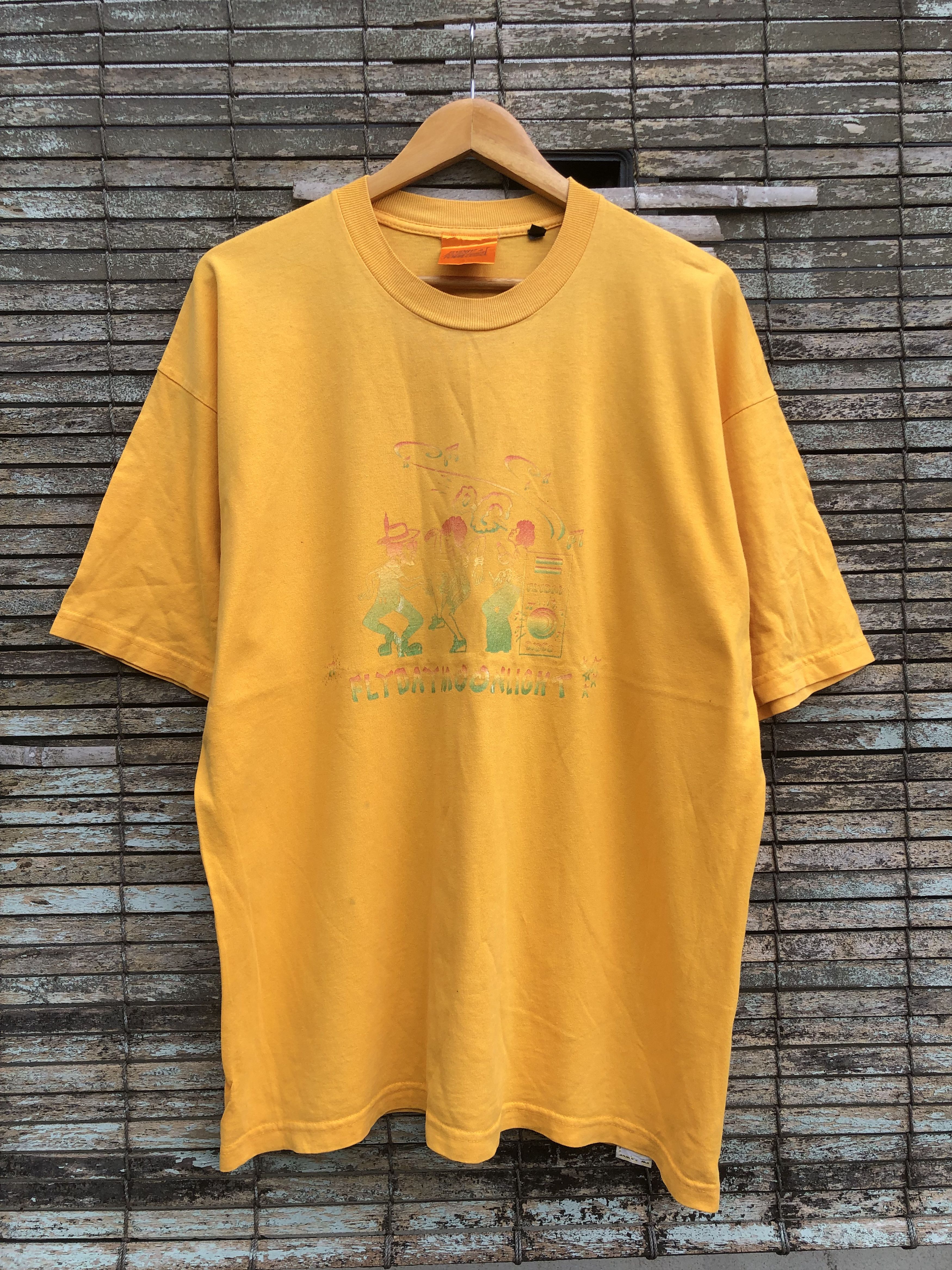 Japanese Brand RARE Vintage MACKDADDY Flyday Moonlight Tshirt Size US XL / EU 56 / 4 - 1 Thumbnail
