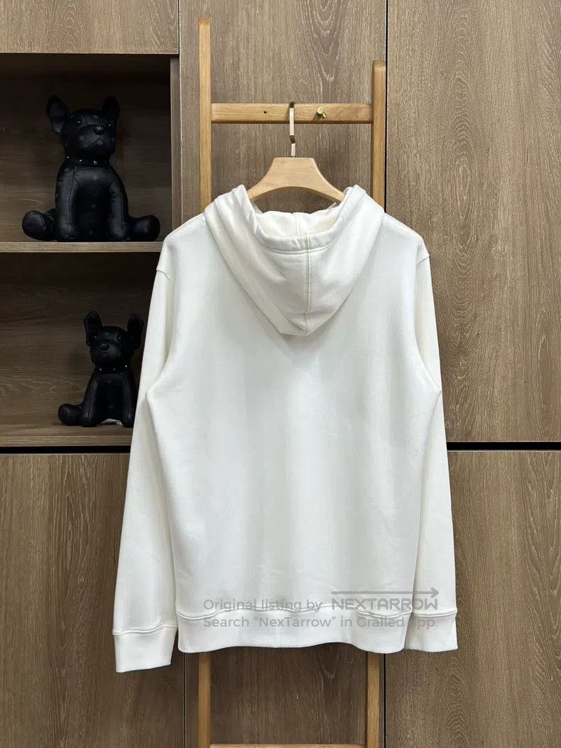 Valentino Valentino White printed hooded sweatshirt with long sleeve Size US XL / EU 56 / 4 - 2 Thumbnail