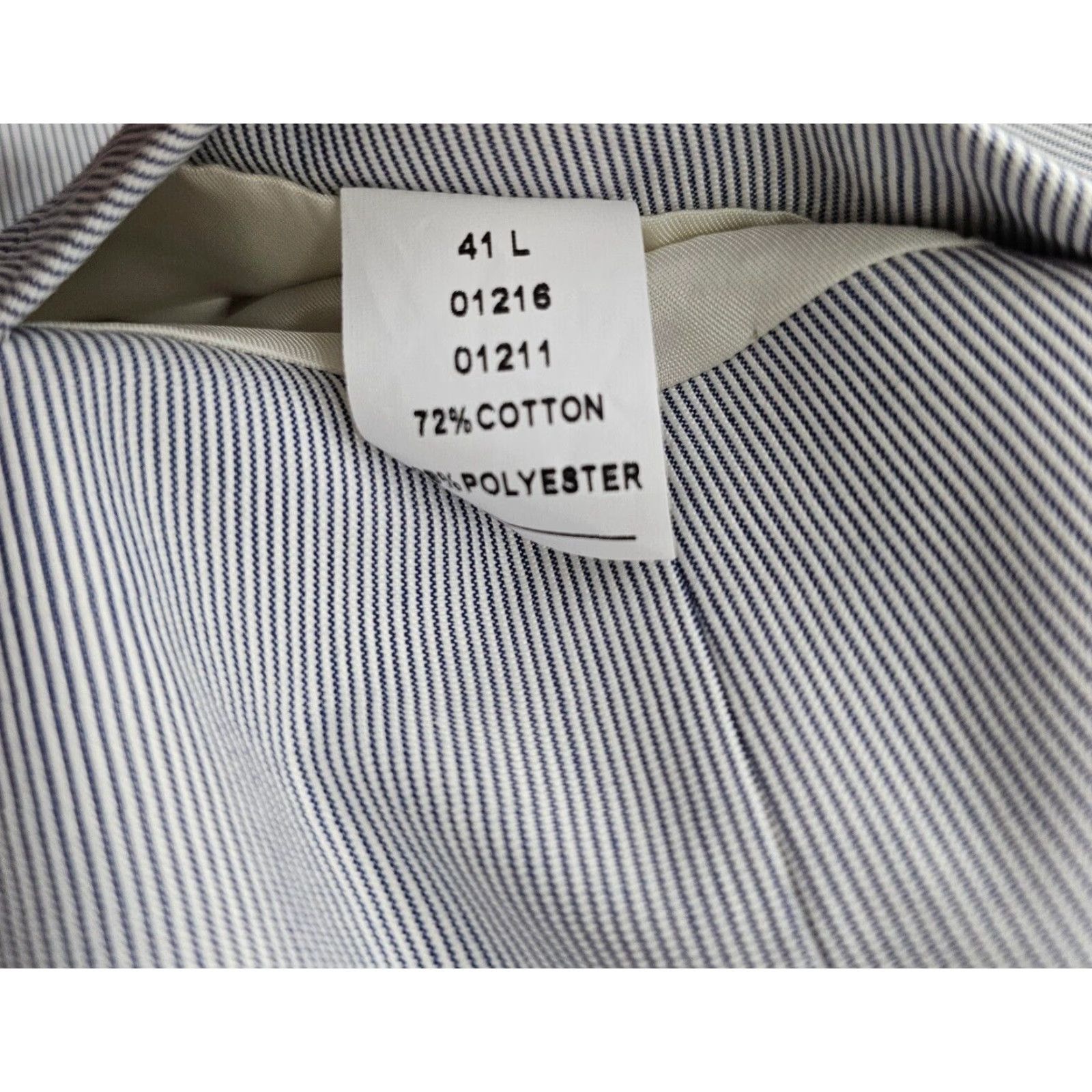 Jos. A. Bank Jos. A. Bank Vest Mens 41L Pinstriped Stretch 5 Button Front Sleeveless Waistcoat Adult Medium Multicolor Striped Vest/Coat Style 1 Piece Mens Size US XS / EU 42 / 0 - 7 Thumbnail