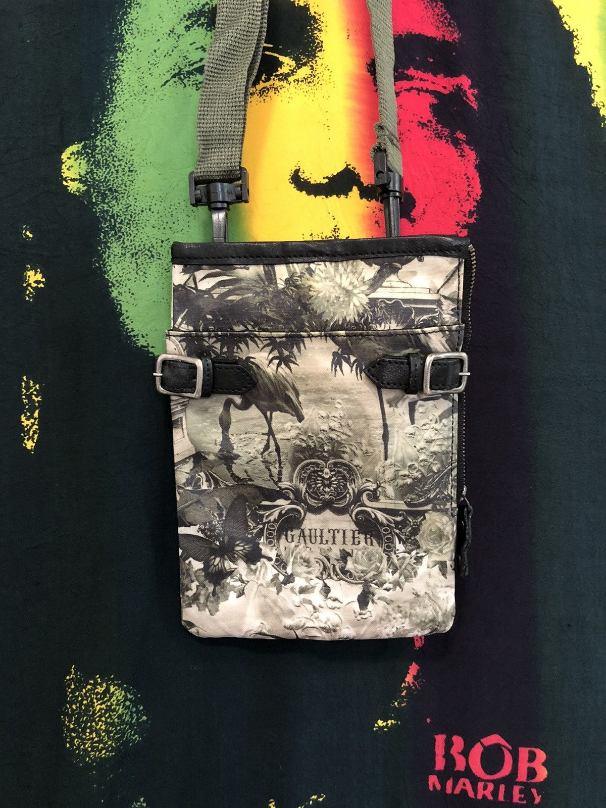 Jean Paul Gaultier × Vintage 90’s Jean Paul Gaultier Psychedelic Tropical sling bag Size ONE SIZE - 2 Thumbnail