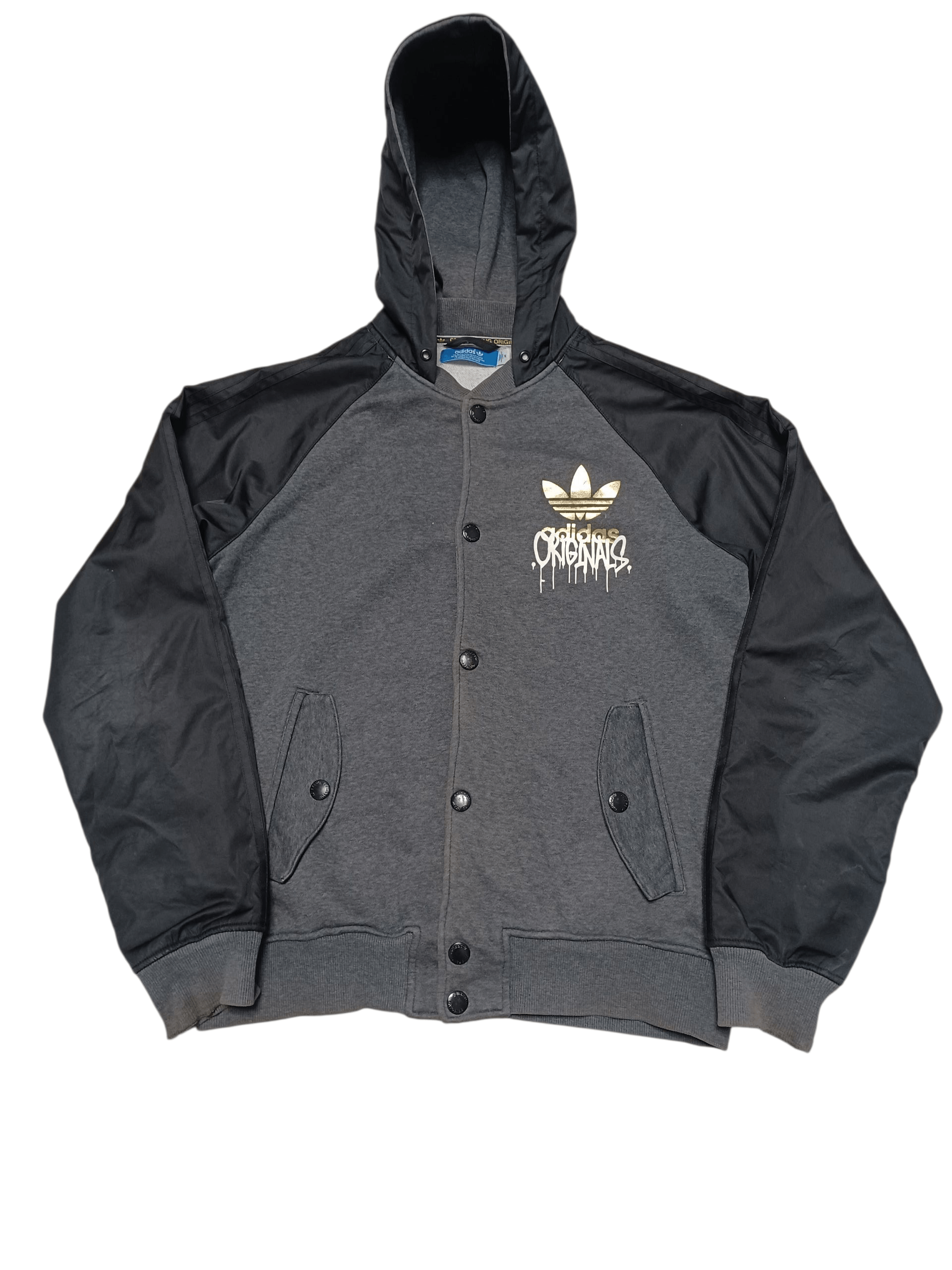 Adidas ADIDAS ORIGINALS VINTAGE 2010 STREETWEAR BOMBER JACKET Size US M / EU 48-50 / 2 - 1 Thumbnail