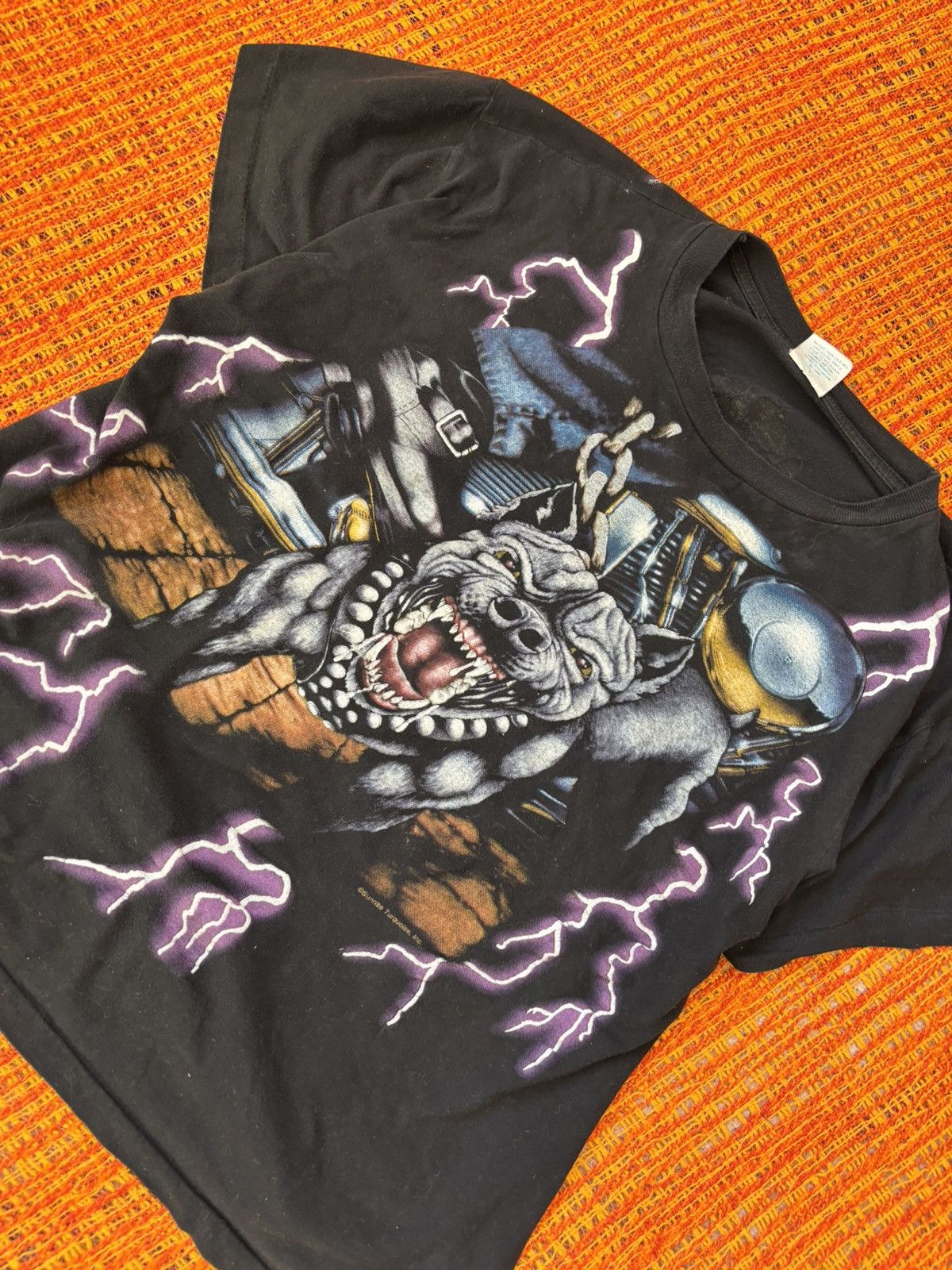 Other 90s American Thunder Pittbull AOP t shirt Size US L / EU 52-54 / 3 - 2 Thumbnail