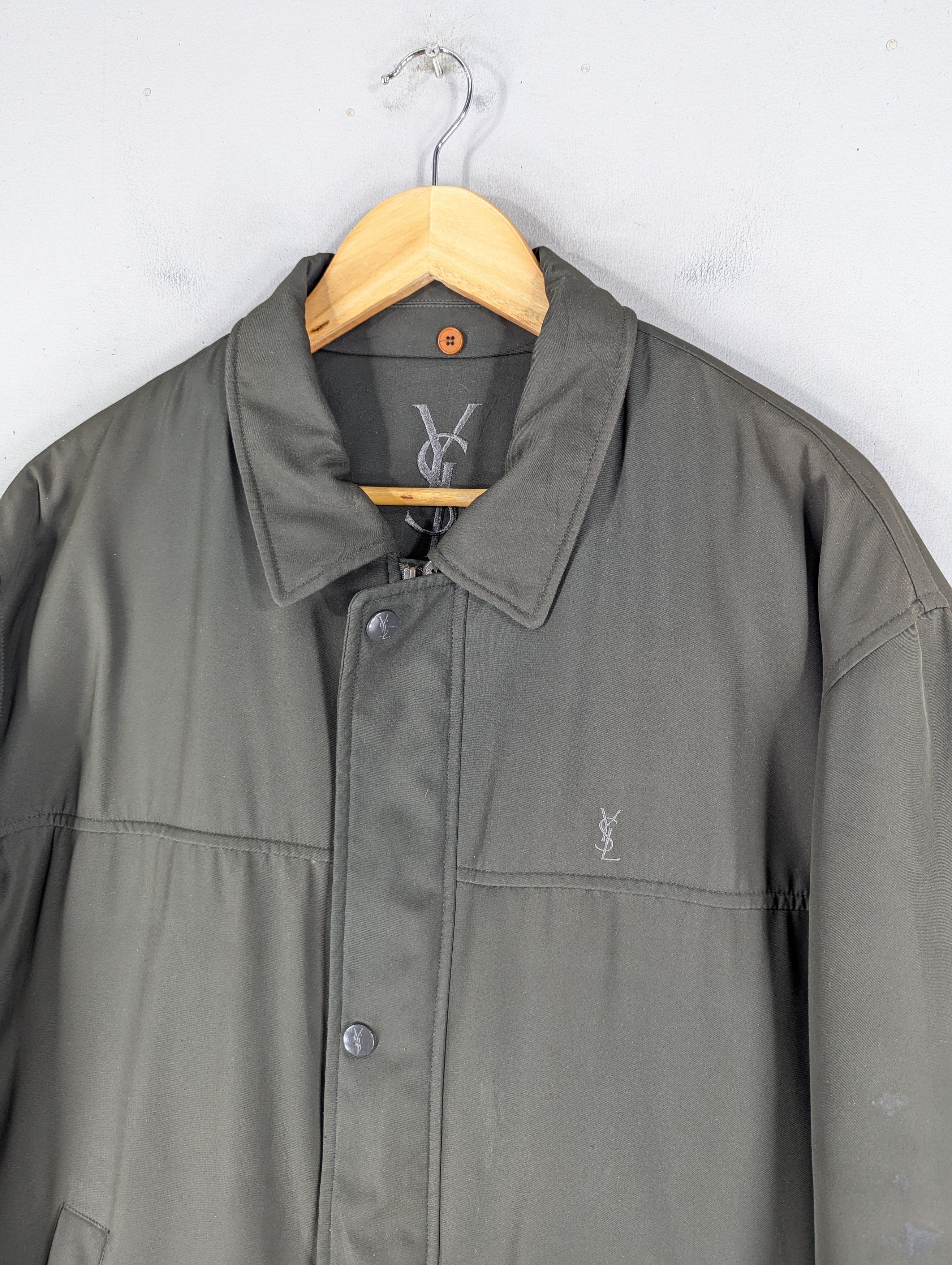 Yves Saint Laurent Vintage Yves saint Laurent YSL Fleece Lined Jacket Size US L / EU 52-54 / 3 - 4 Thumbnail