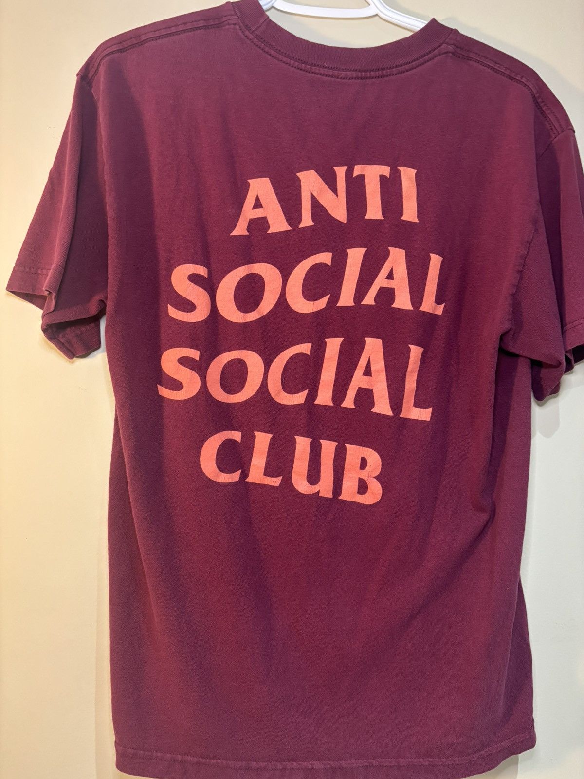 Anti Social Social Club Anti Social Social Club Maroon T-Shirt Size US M / EU 48-50 / 2 - 2 Thumbnail