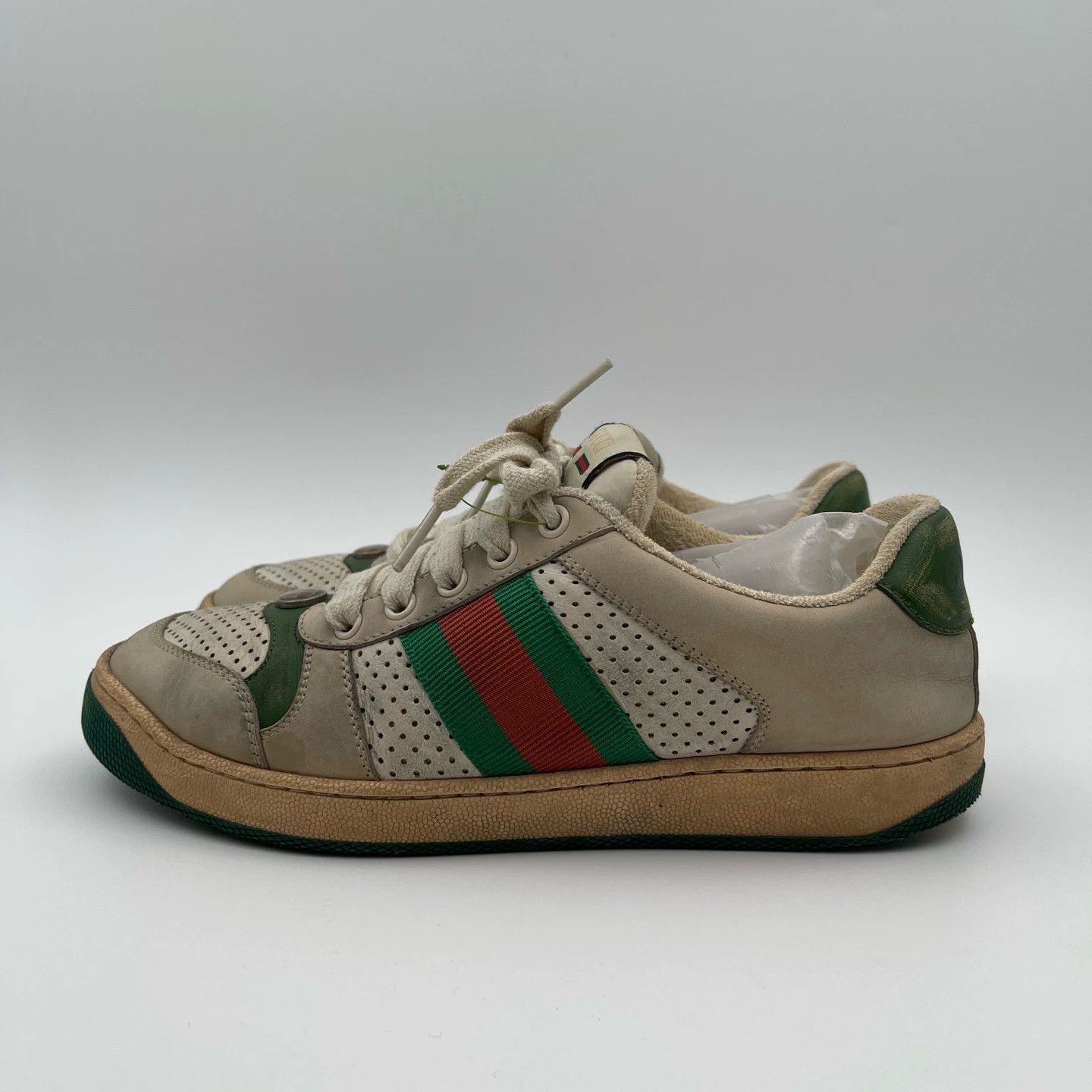 Gucci Gucci Women's Distressed Sneaker 37 Size US 6.5 / IT 36.5 - 2 Thumbnail