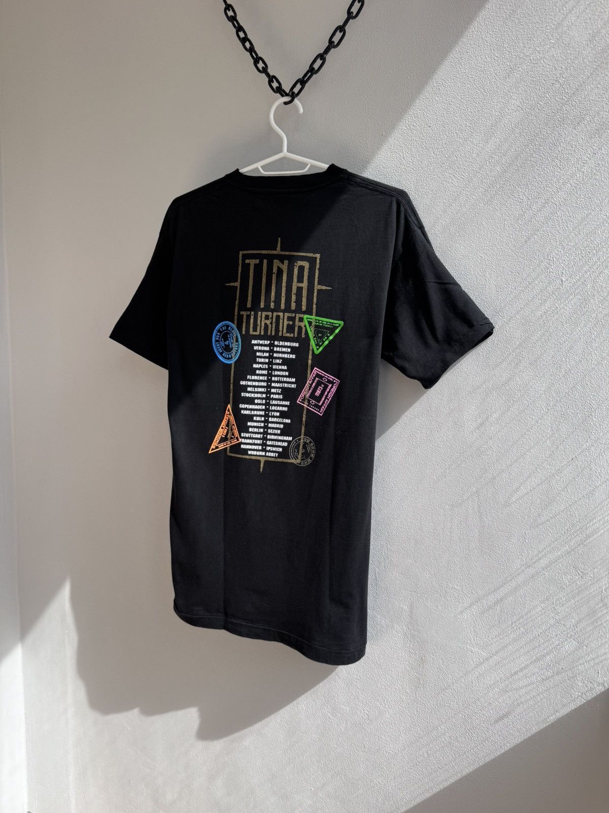 Band Tees Vintage 90s Tina Turner Foreign Affair Black T-shirt Tee Size US L / EU 52-54 / 3 - 12 Thumbnail