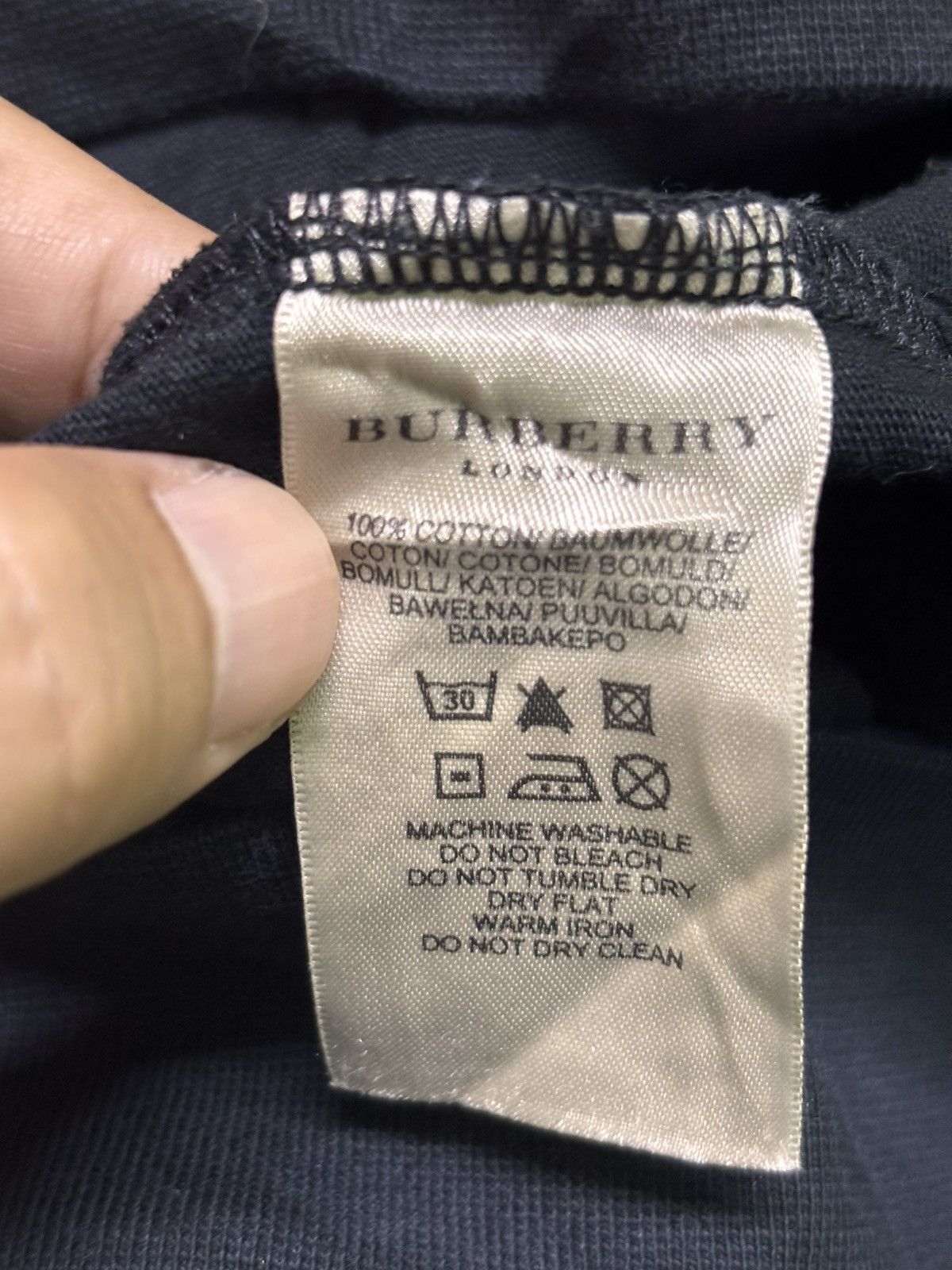 Burberry Vintage Burberry Long Sleeve Shirt Size US L / EU 52-54 / 3 - 12 Thumbnail