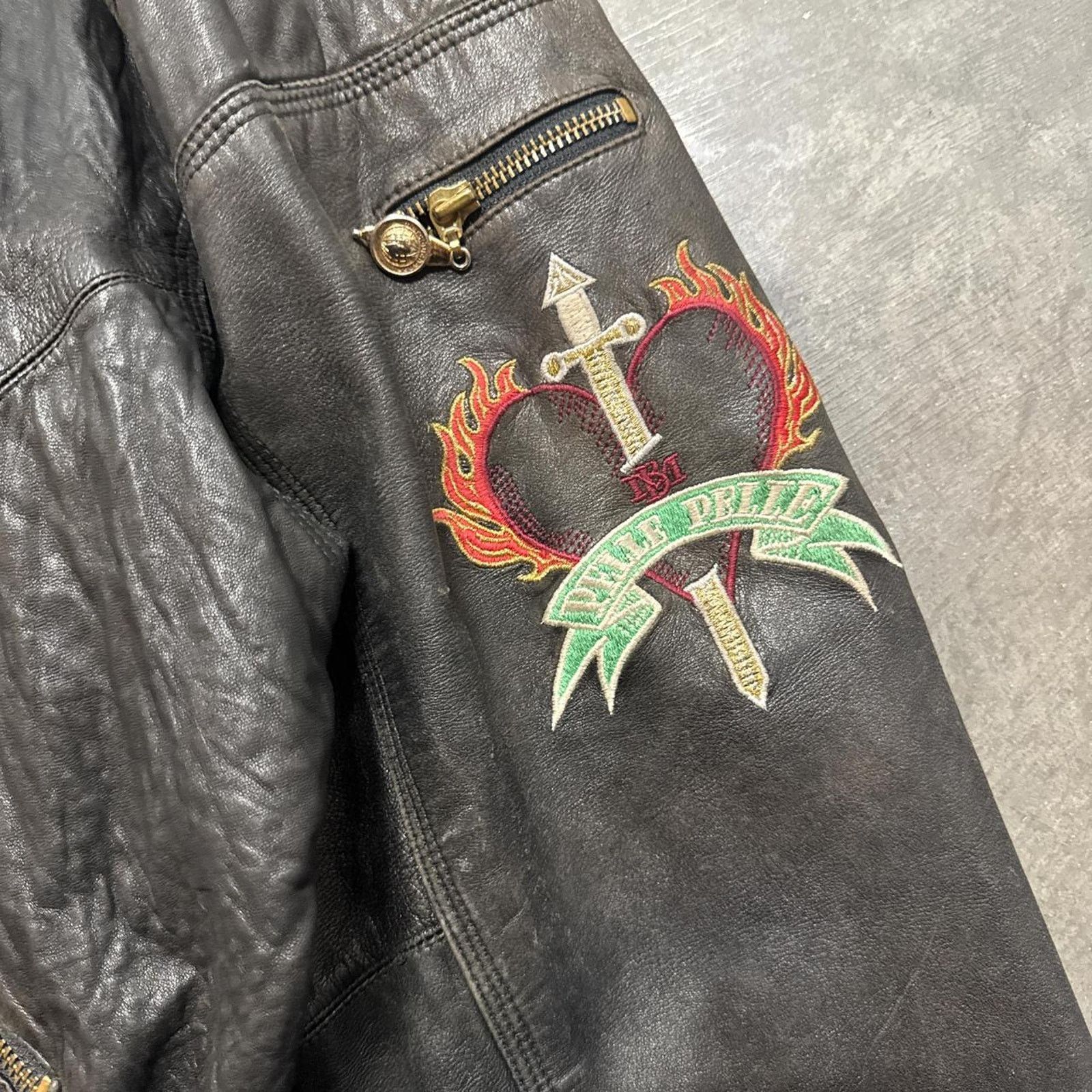 Japanese Brand × Pelle Pelle Vintage Marc Buchanan Pelle Pelle HipHop Rap Leather Jacket Size US M / EU 48-50 / 2 - 5 Thumbnail