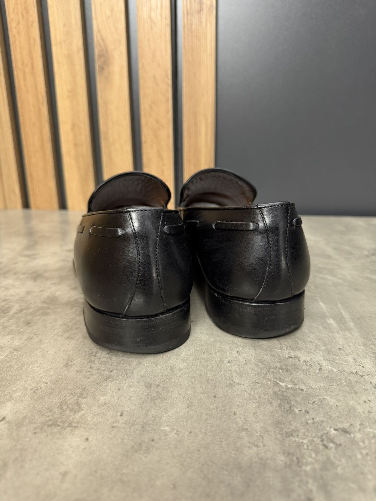 Fratelli Rossetti Fratelli Rossetti Black Tassel Loafers Men’s Size 8 1/2 Size US 9.5 / EU 42-43 - 5 Thumbnail