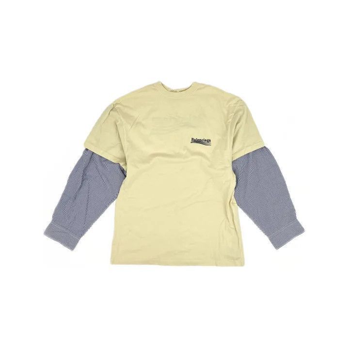 Balenciaga Balenciaga Balenciaga Color Block Long Sleeve TShirt -2507 Size US M / EU 48-50 / 2 - 2 Thumbnail