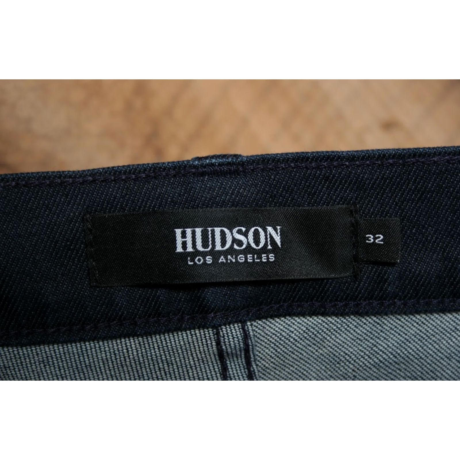 Hudson HUDSON Jeans Skinny Men 32 Dark Blue Denim Slouchy Zip Bottoms 35x31 Inseam 31" Adult Regular Size US 32 / EU 48 - 7 Thumbnail