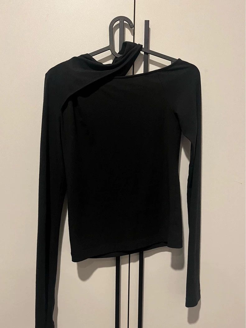 Helmut Lang HELMUT LANG Single-side off-shoulder top Size XS / US 0-2 / IT 36-38 - 2 Thumbnail