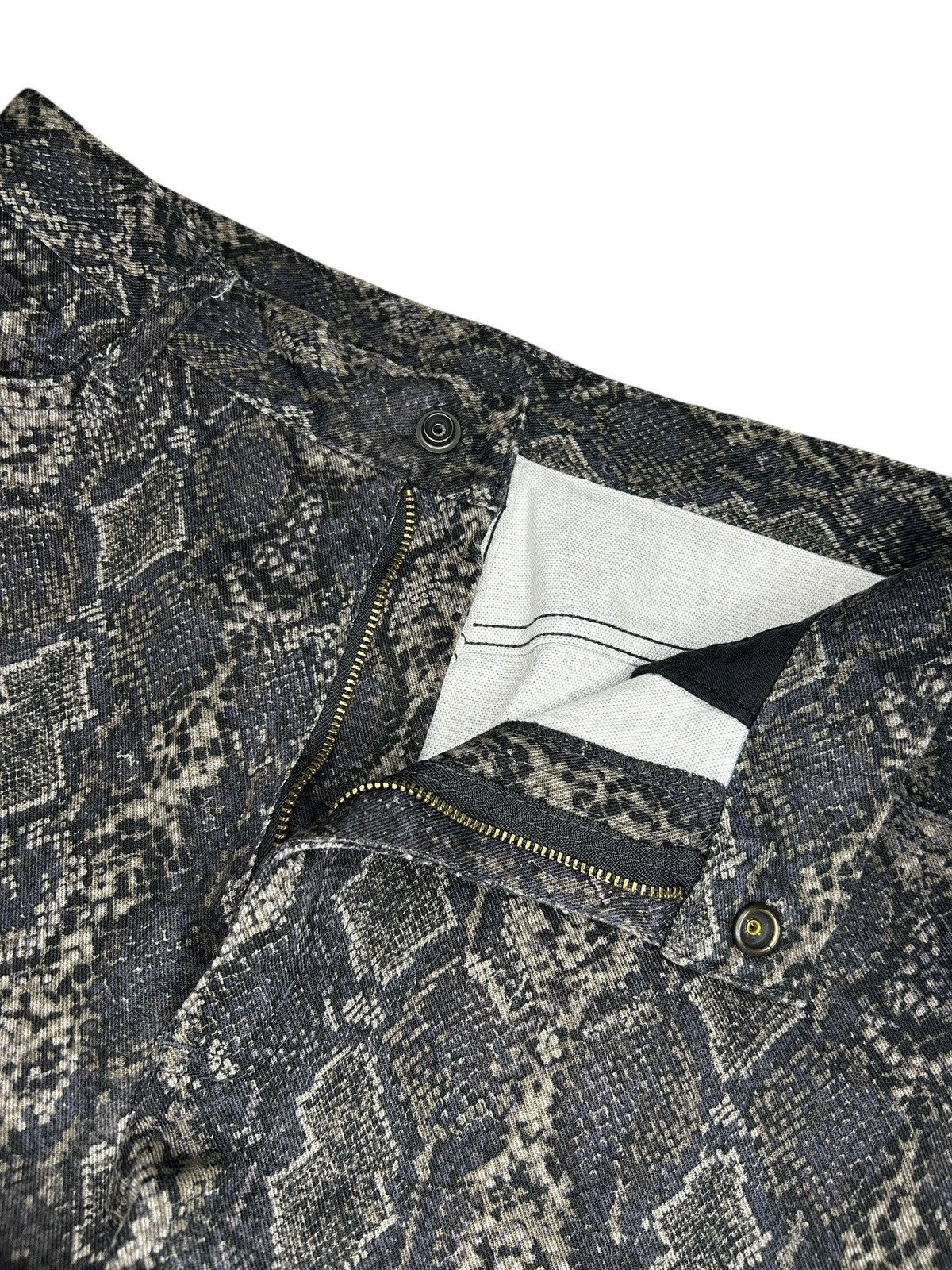 Needles S/S 21 Skinny Python Printed Denim Size US 30 / EU 46 - 5 Thumbnail