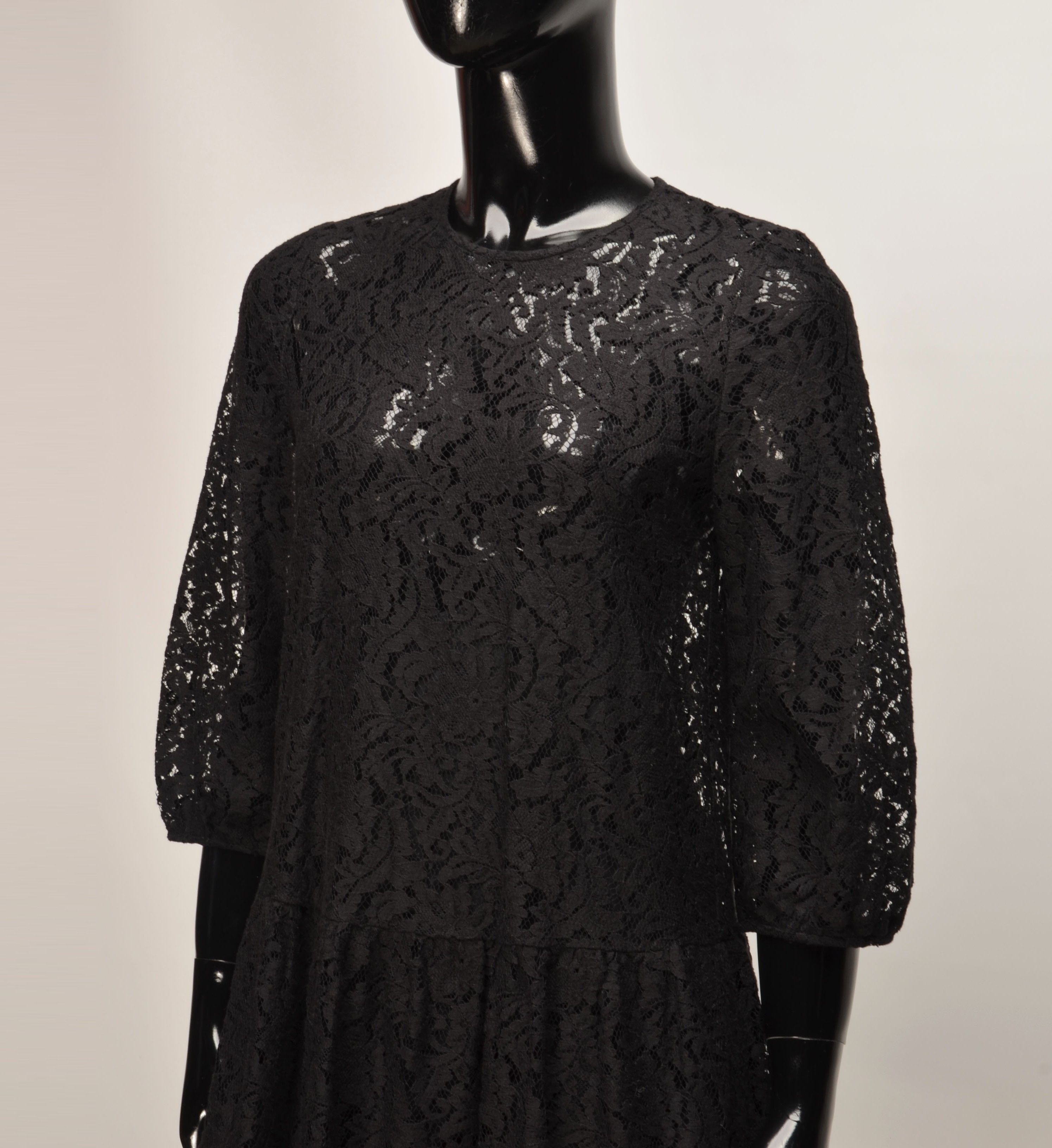 Max Mara Max Mara Lace Dress 3/4 Sleeve A-Line Elegant Cocktail Size S / US 4 / IT 40 - 2 Thumbnail