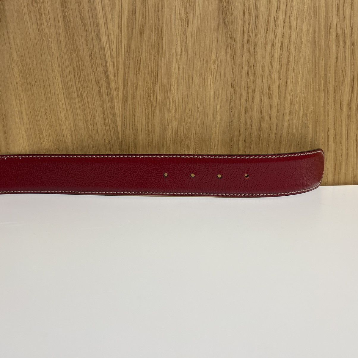 🔹Gucci GG Buckle Patent Leather 162922