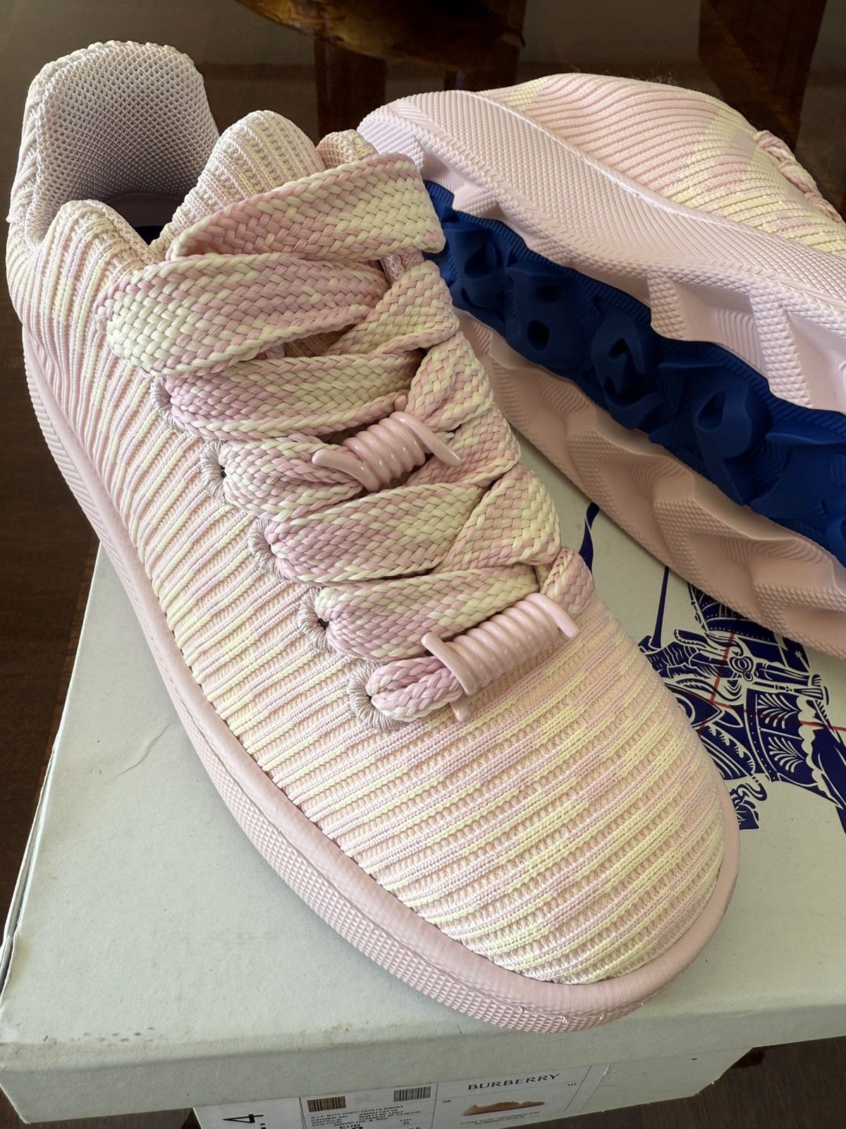 Burberry Burberry Box Knit Sneaker Size US 8 / IT 38 - 4 Thumbnail