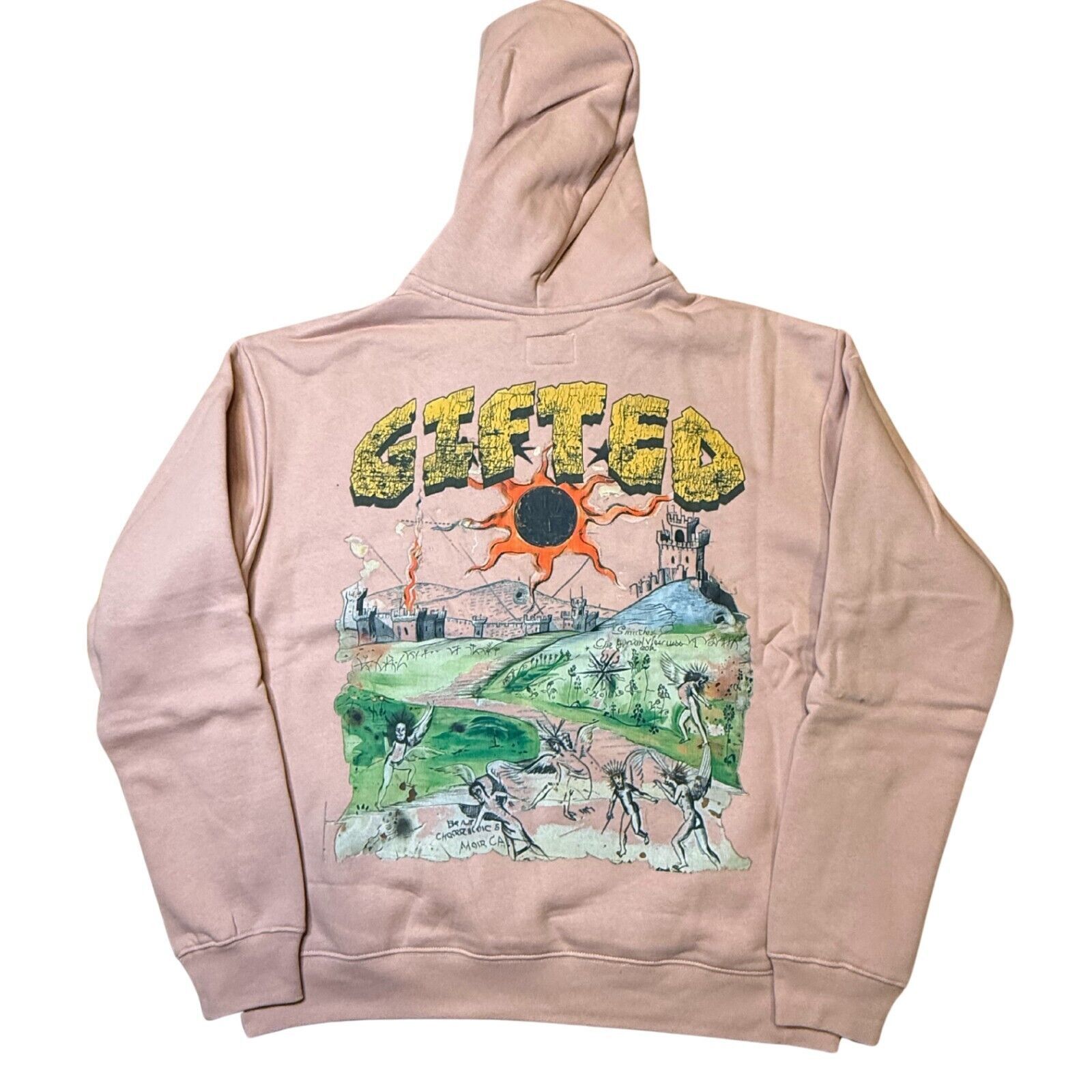Other Gifted LA Monde Hoodie Pink Graphic Pullover Size US M / EU 48-50 / 2 - 1 Thumbnail