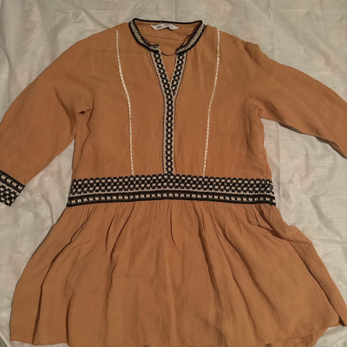 Zara Zara Linen Dress Size M / US 6-8 / IT 42-44 - 1 Thumbnail