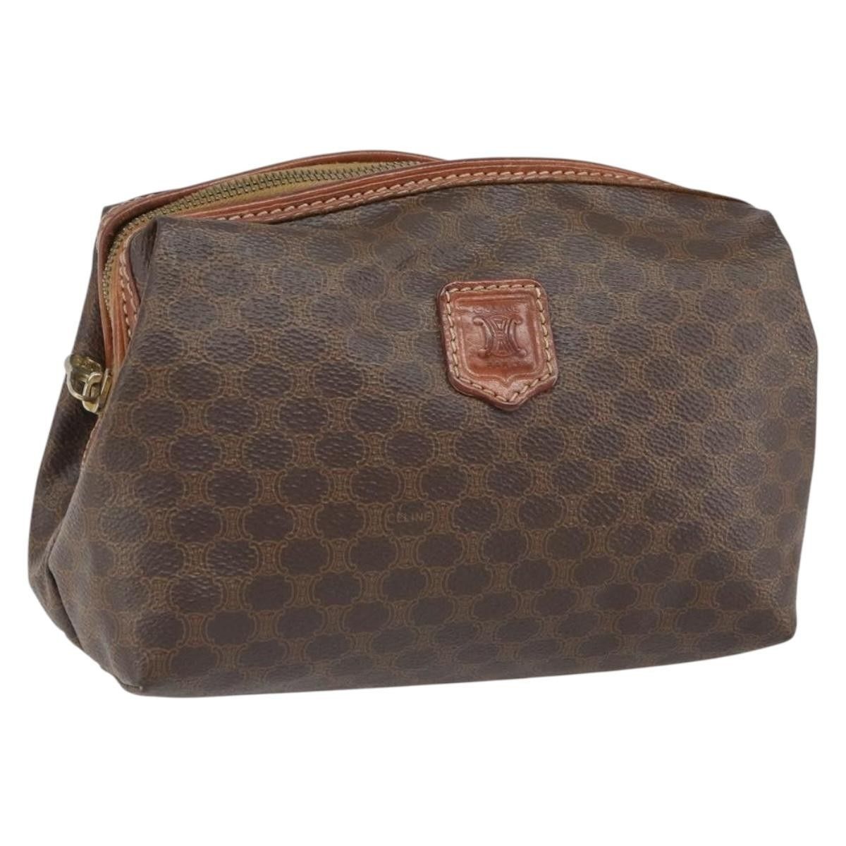 Celine Celine Macadam Pochette Canvas and Leather Size ONE SIZE - 1 Thumbnail