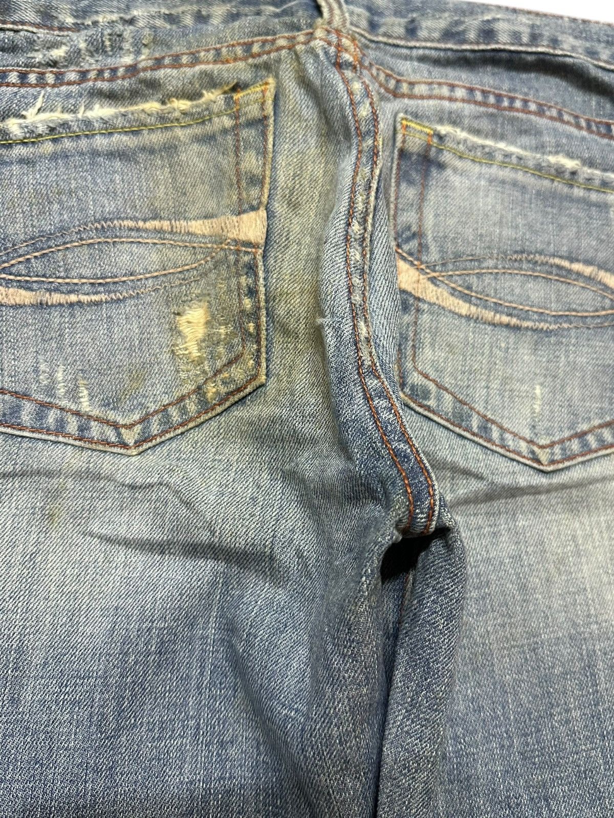Abercrombie & Fitch Vintage Abercrombie&Fitch Flare Grunge Distressed Denim Size US 29 - 7 Thumbnail