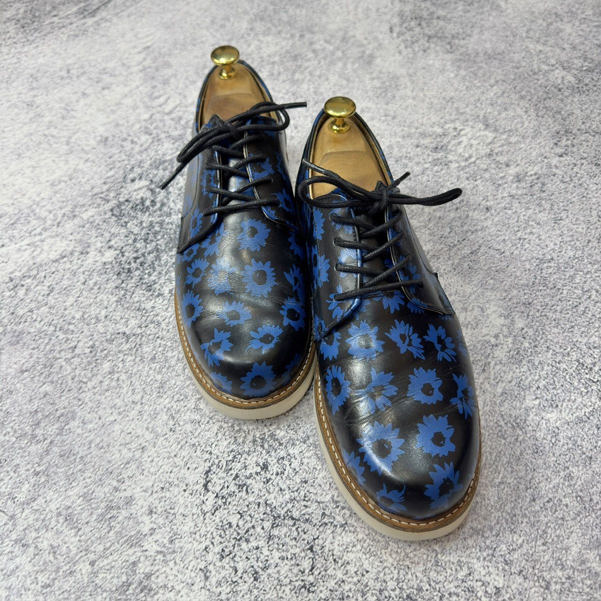 Designer × Soulland Soulland Mens Leather Derbies US9 UK8 EU42 27cm Size US 9 / EU 42 - 2 Thumbnail