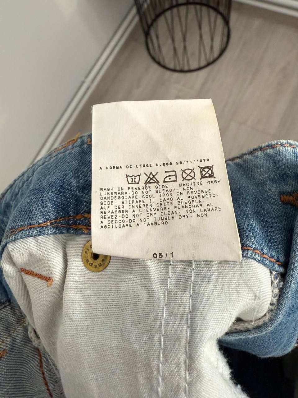 Dolce & Gabbana Dolce & Gabanna Jeans Big Logo Denim Jeans Size 25" / US 0 / IT 36 - 10 Thumbnail