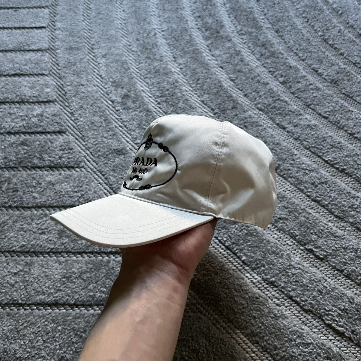 Prada Prada Milano Big Logo Cap Luxury Nylon Metal Size ONE SIZE - 3 Thumbnail