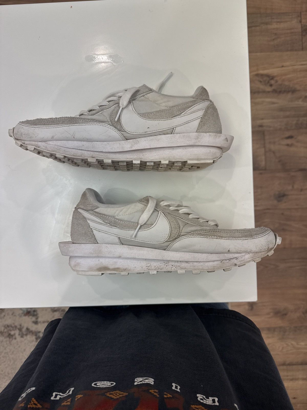 Nike × Sacai Sacai X Nike Waffle runner white nylon Size US 10 / EU 43 - 2 Thumbnail