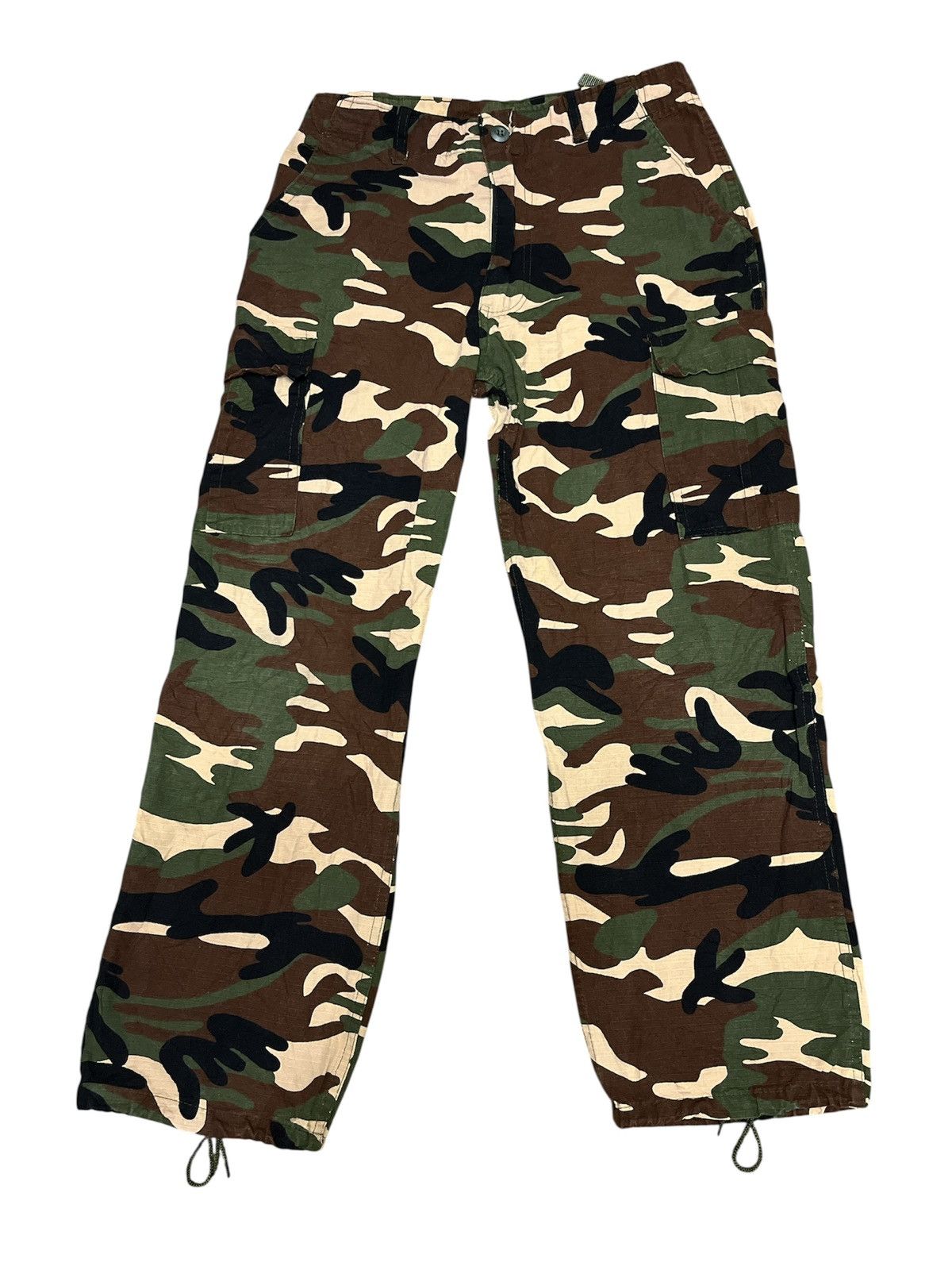 Vintage Military Camo Pants Woodland M81 Trouser Size US 34 / EU 50 - 1 Thumbnail