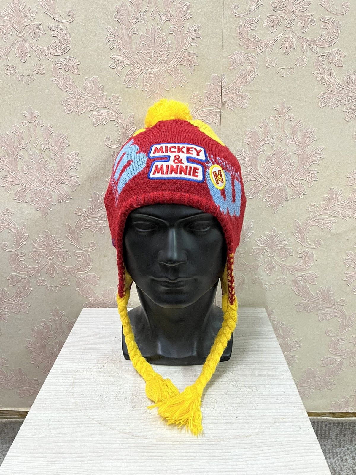 Disney × Mickey Mouse Mickey Mouse Cartoon Earflap Beanie Hats Size ONE SIZE - 2 Thumbnail