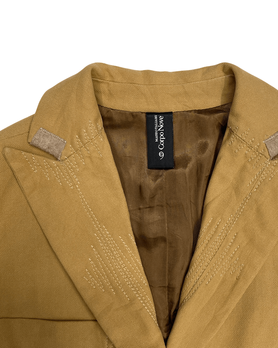 Vintage Corpo Nove by Mauro Taliani 1990s Raw Stitch Tailored Coat Size S / US 4 / IT 40 - 10 Thumbnail