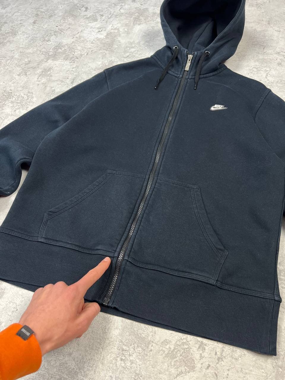 Nike Vintage Nike Zip Hoodie Sweatshirt Size US L / EU 52-54 / 3 - 12 Thumbnail