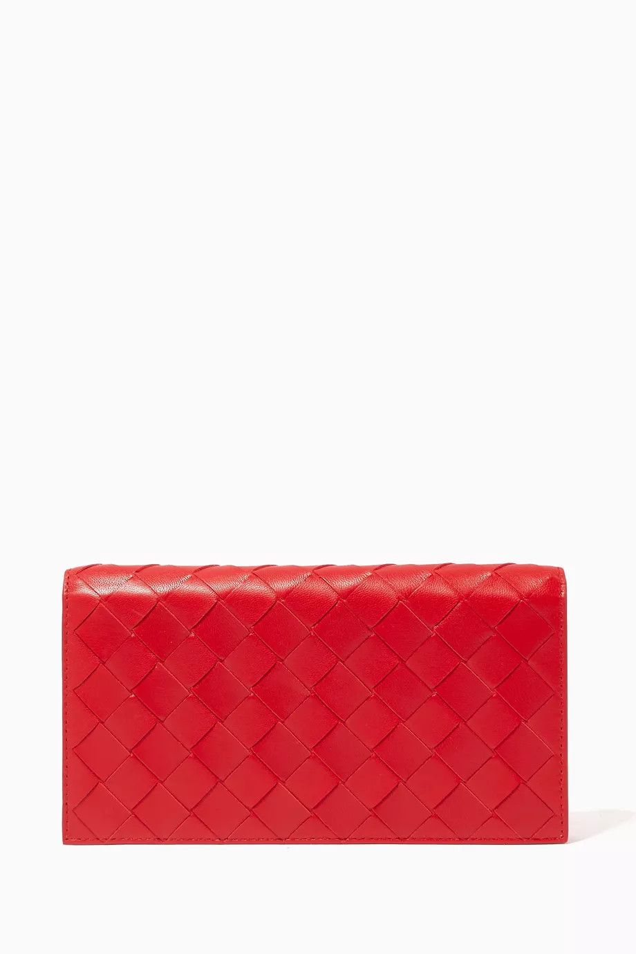 Bottega Veneta o1n1vont1224 Size: OS / Flap Wallet in Red Size ONE SIZE - 1 Thumbnail