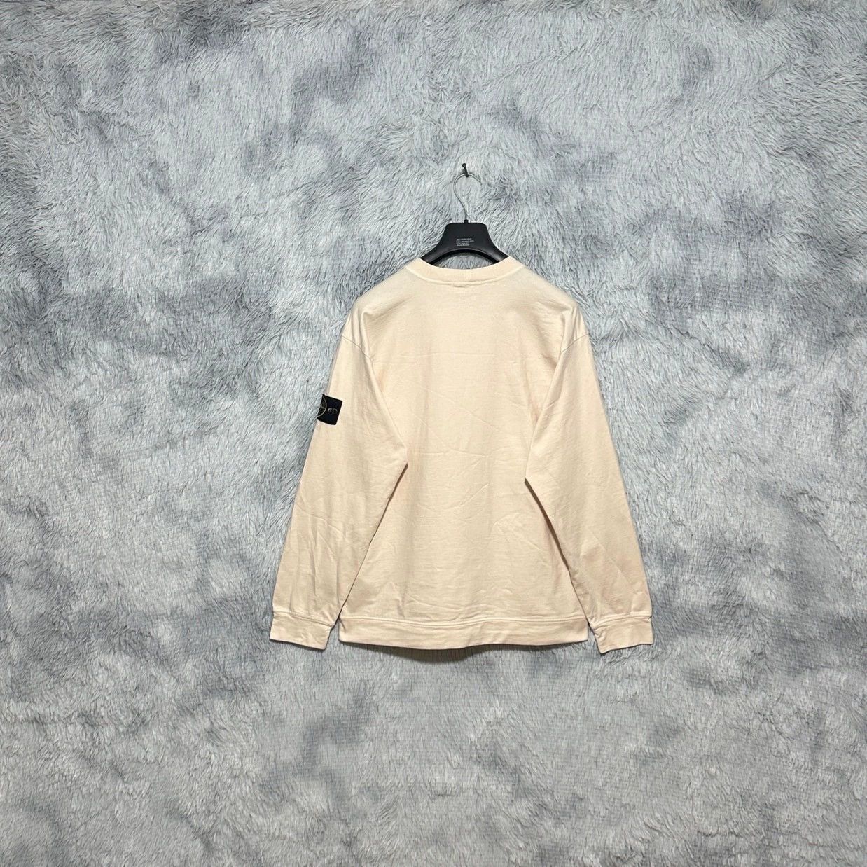 Stone Island light pink stone island sweatshirt for men Size US M / EU 48-50 / 2 - 2 Thumbnail