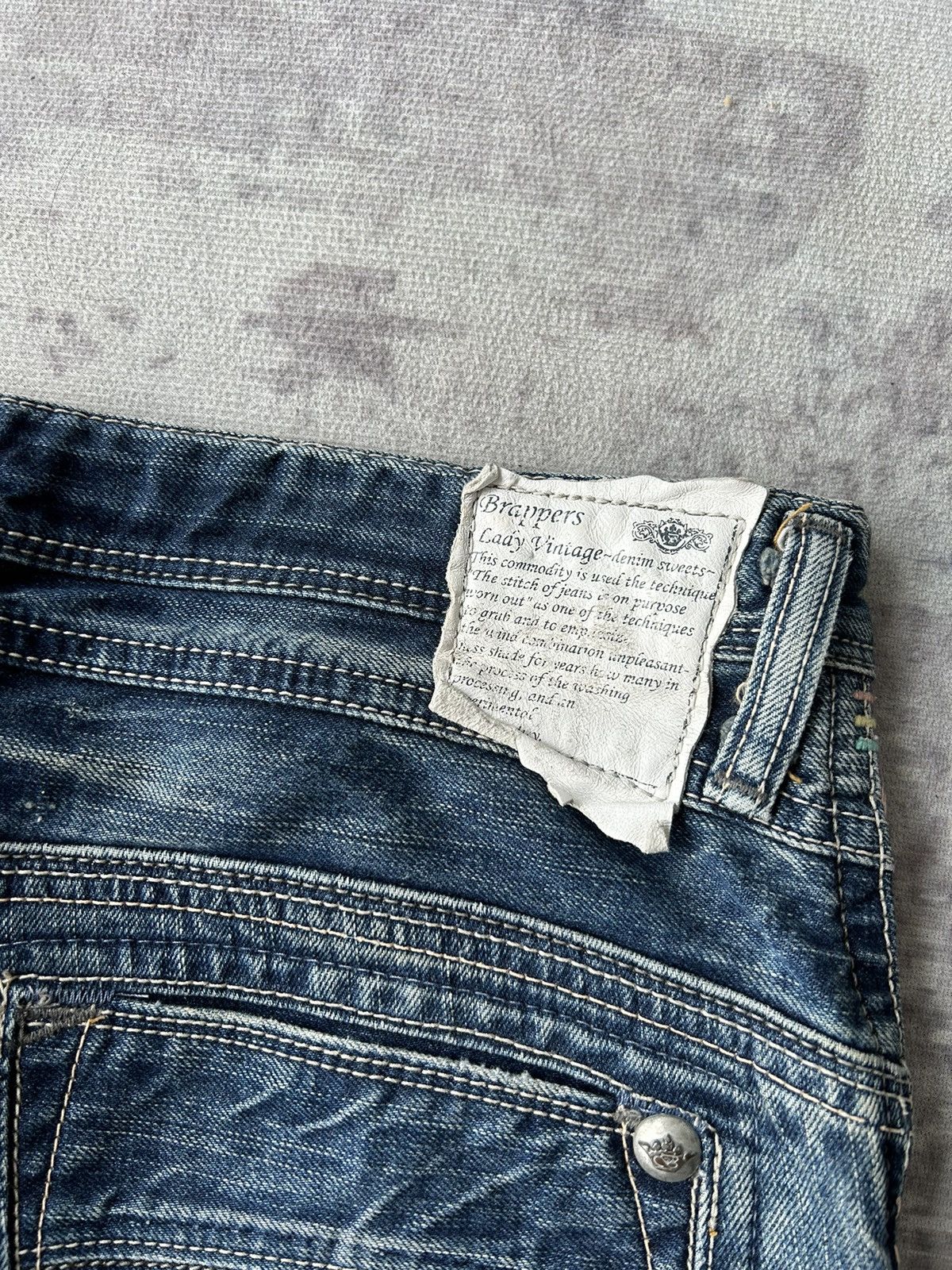 If Six Was Nine Flared Design By Lady Vintage Jeans Size 30" / US 8 / IT 44 - 6 Thumbnail