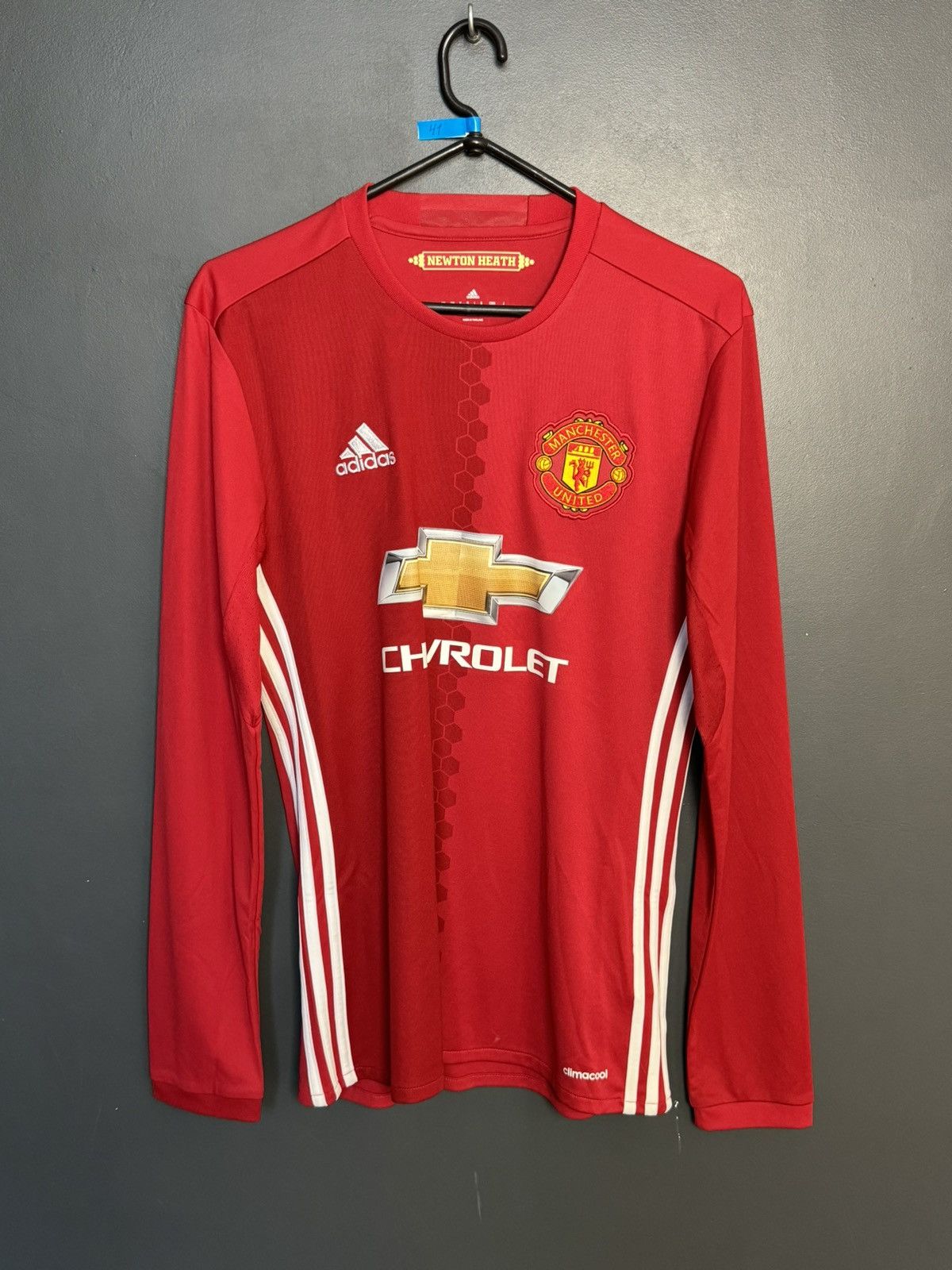 Adidas Manchester United 16/17 Home Football Long Sleeve Jersey Size US S / EU 44-46 / 1 - 1 Thumbnail