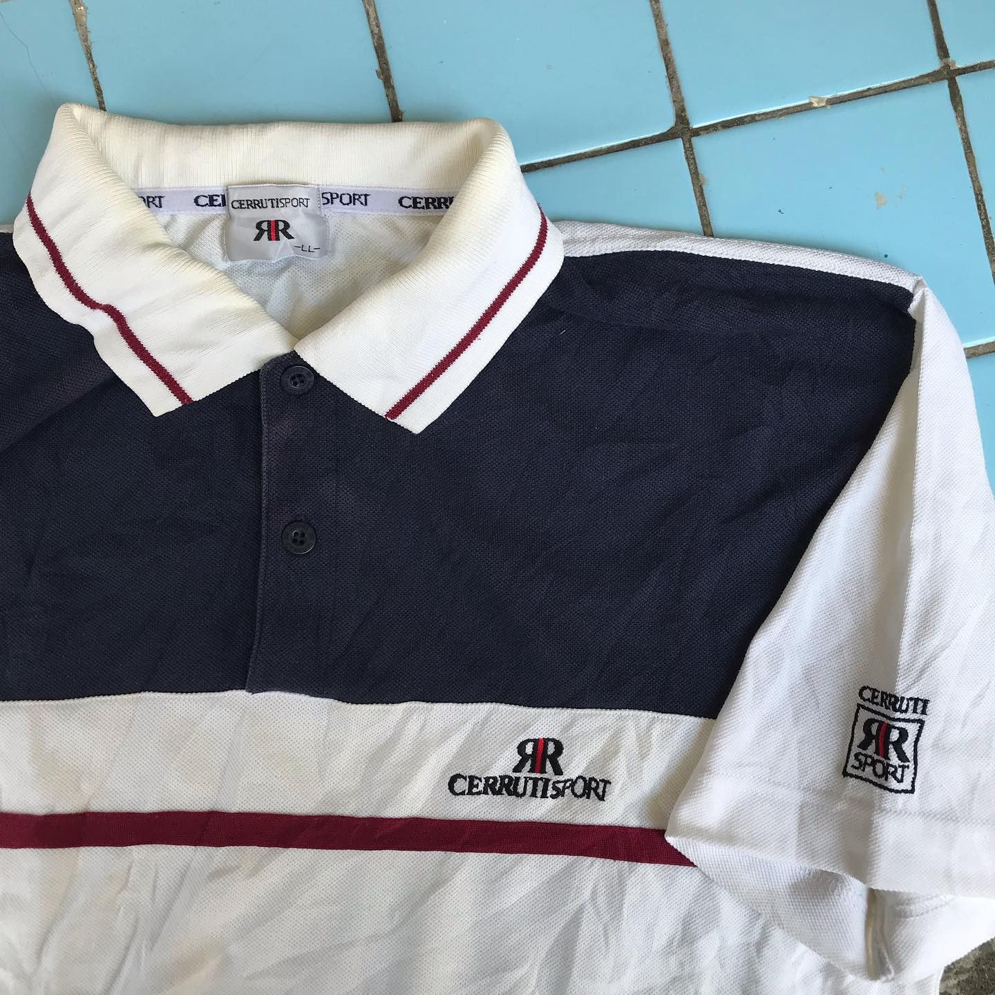 Cerruti 1881 Vintage Cerruti Sport Polo Shirt Size LL Casual Retro Size US L / EU 52-54 / 3 - 4 Thumbnail